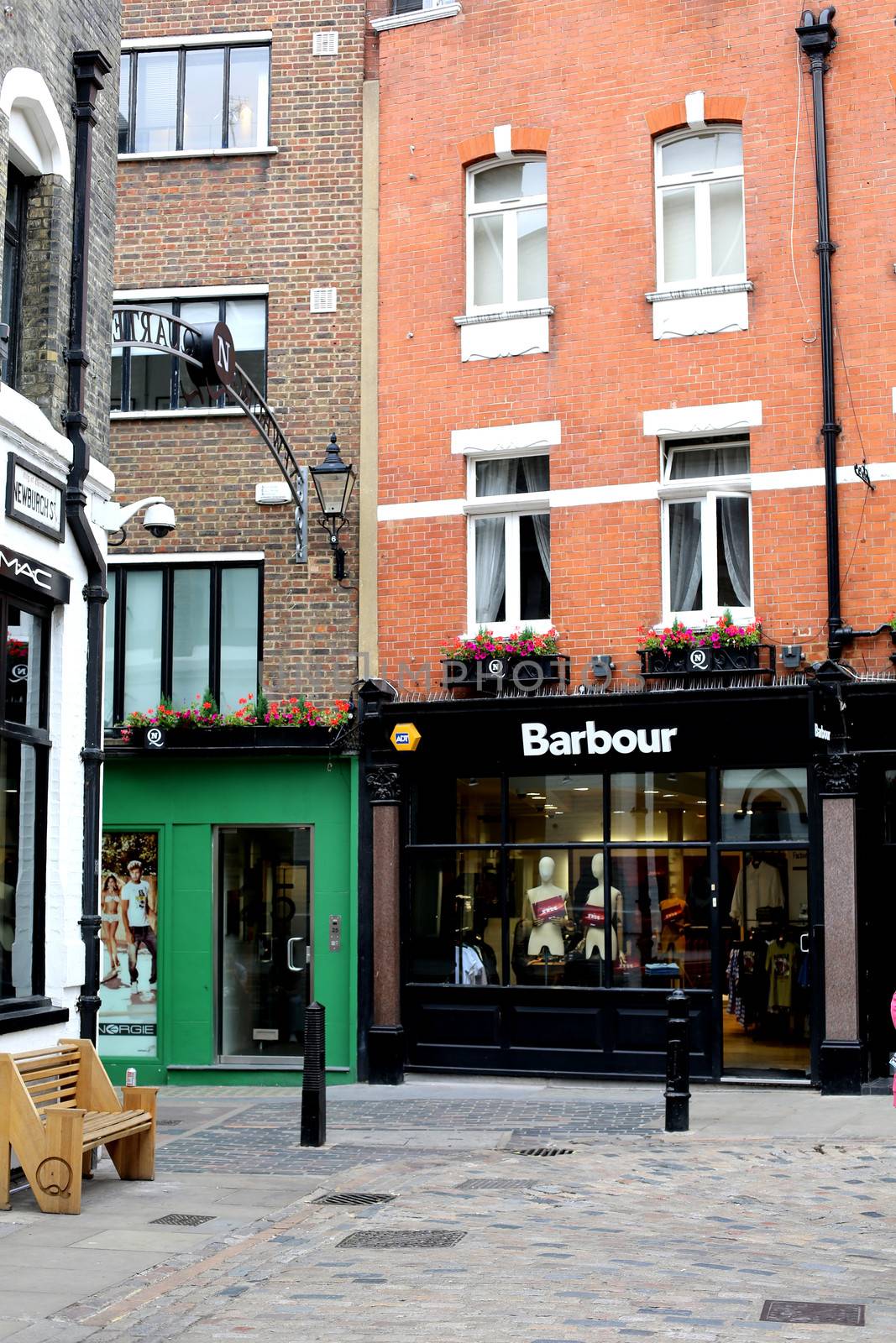 Barbour Shop Front Foubert's Place London