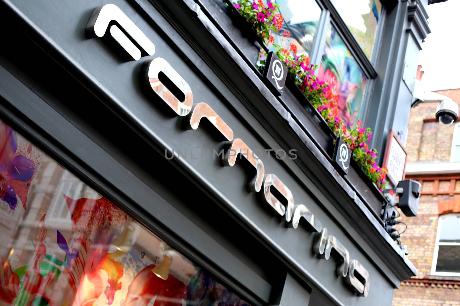 Fornarina Shop Sign Foubert's Place London by Whiteboxmedia