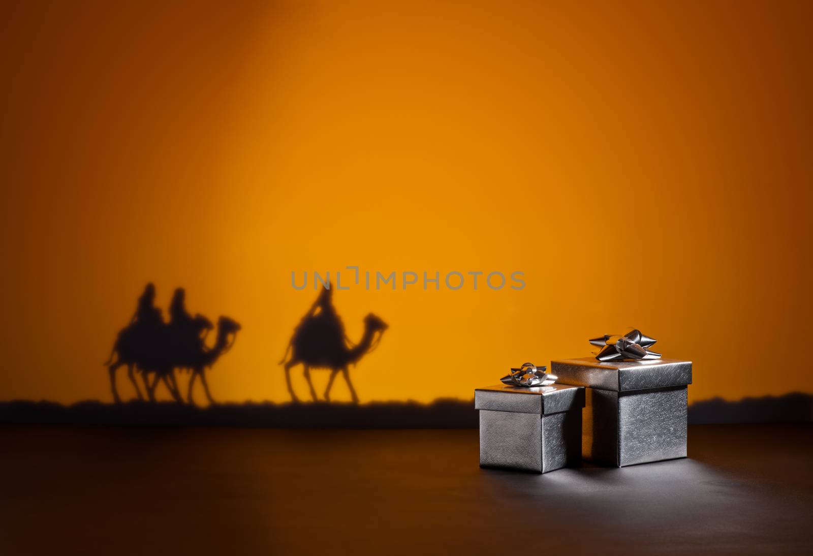 Three wise men and presents by 3523Studio