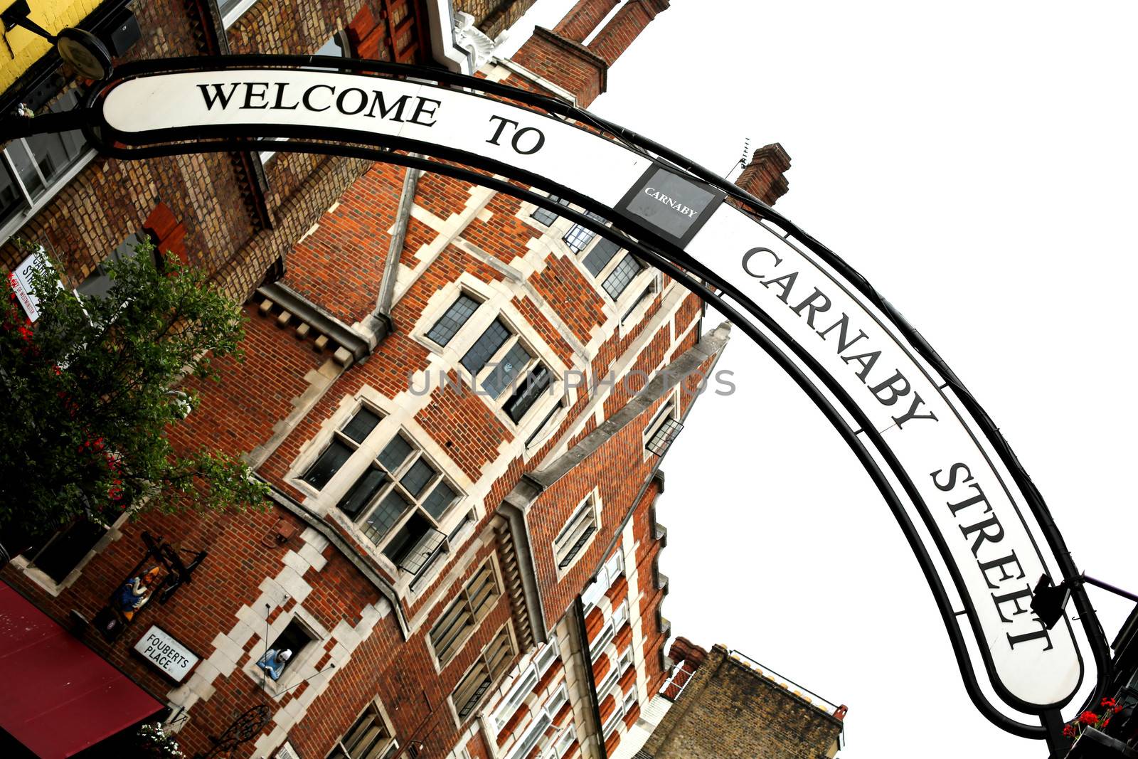 Arched Carnaby Sign London by Whiteboxmedia