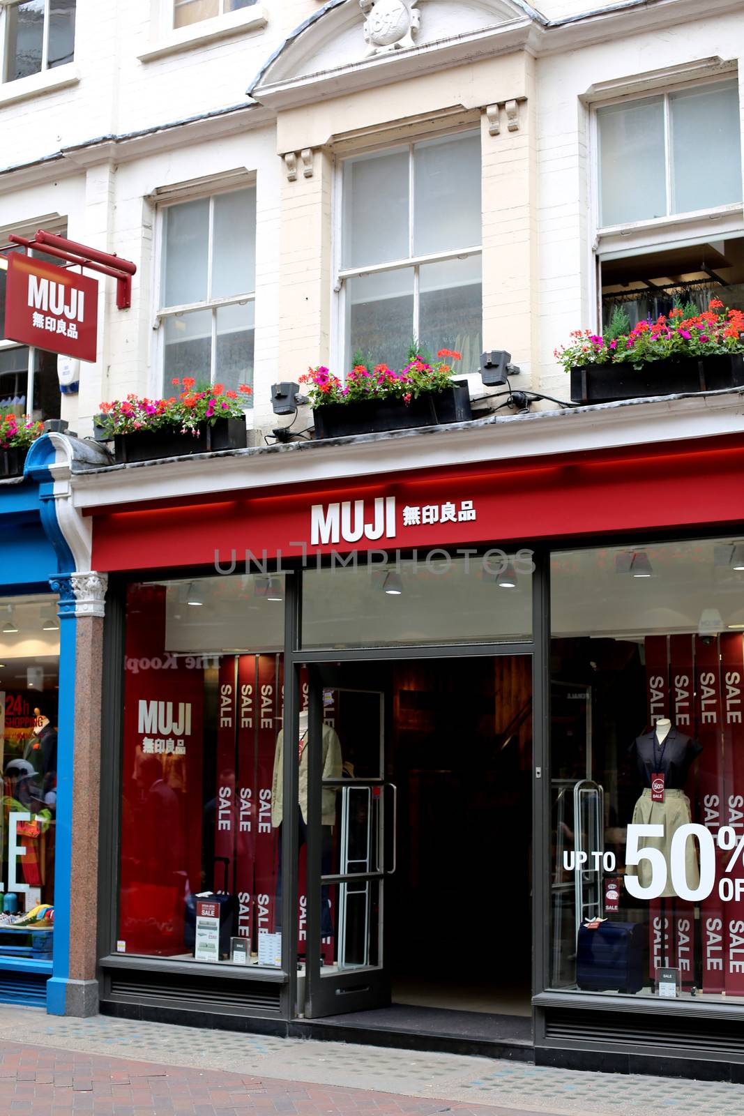Muji Shop Front Carnaby Street London by Whiteboxmedia