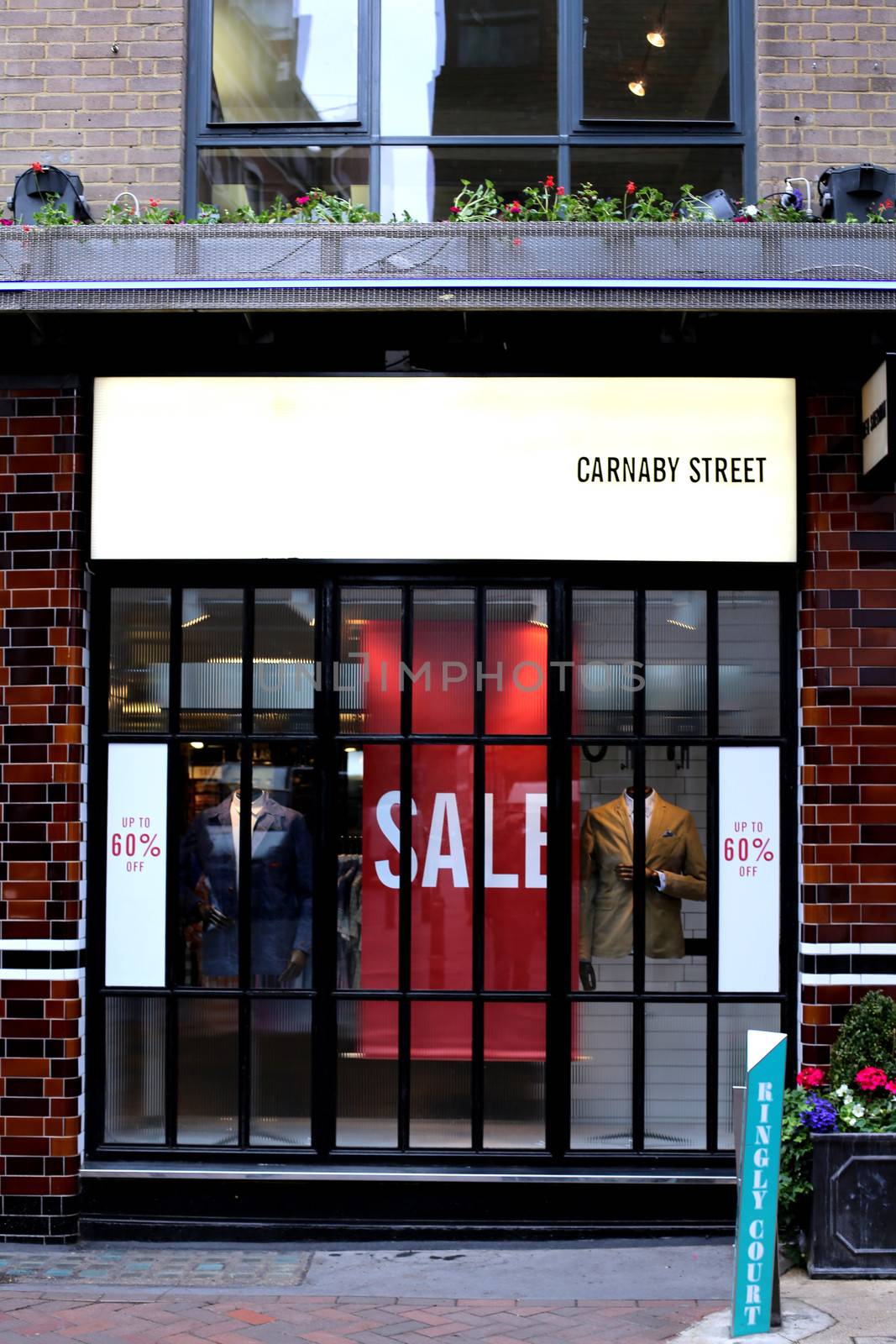 Ben Sherman Shop Front Carnaby Street London by Whiteboxmedia
