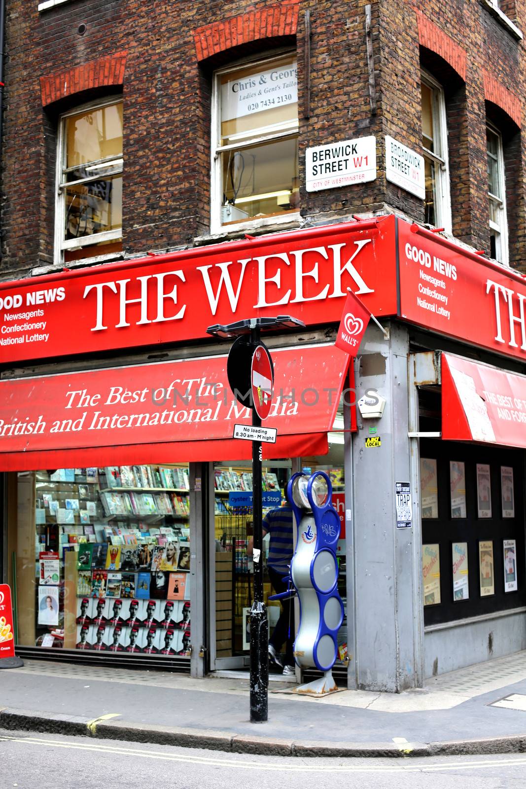 Corner of Berwick and Broadwick Street London by Whiteboxmedia