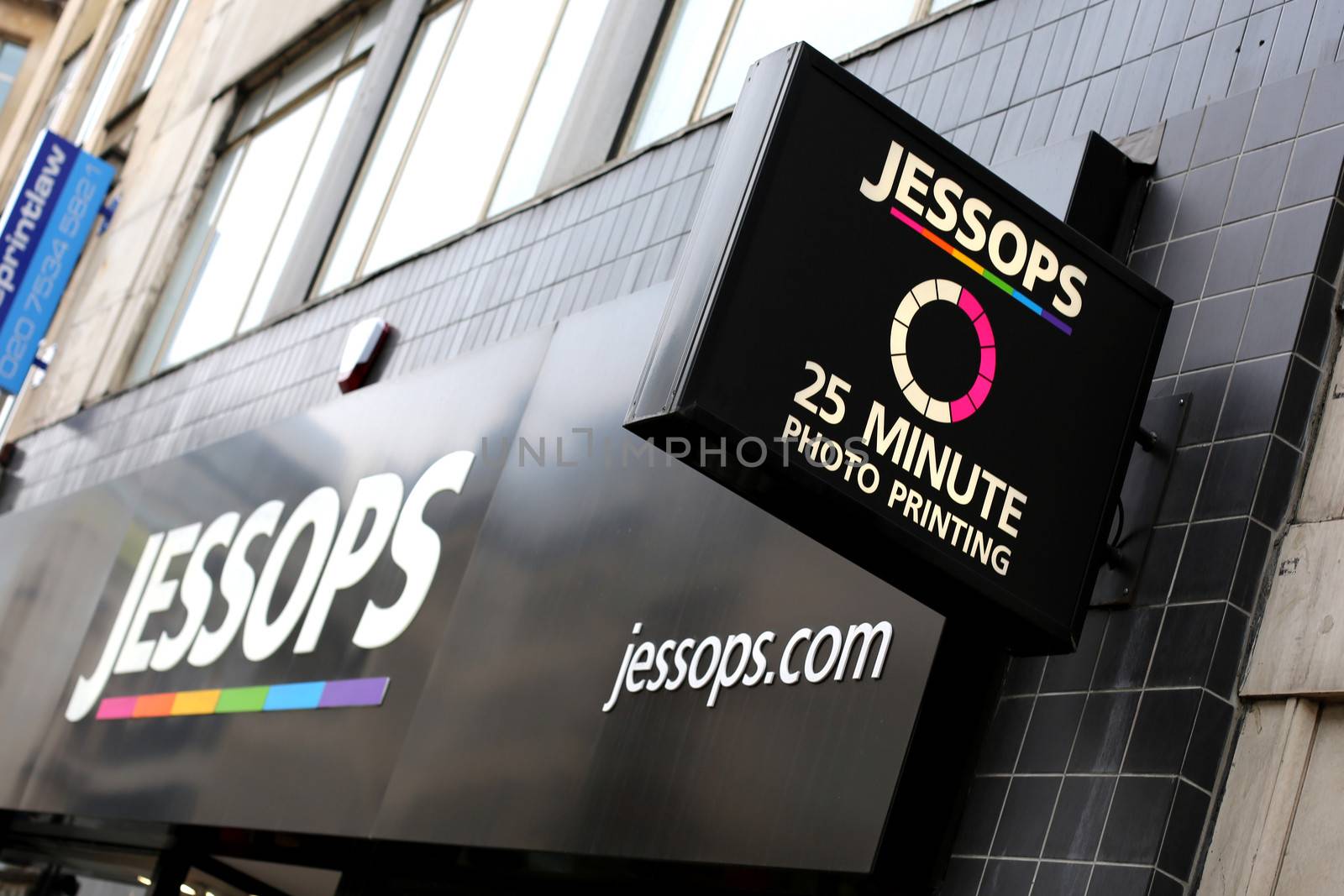 Jessops Shop Sign Oxford Street London by Whiteboxmedia
