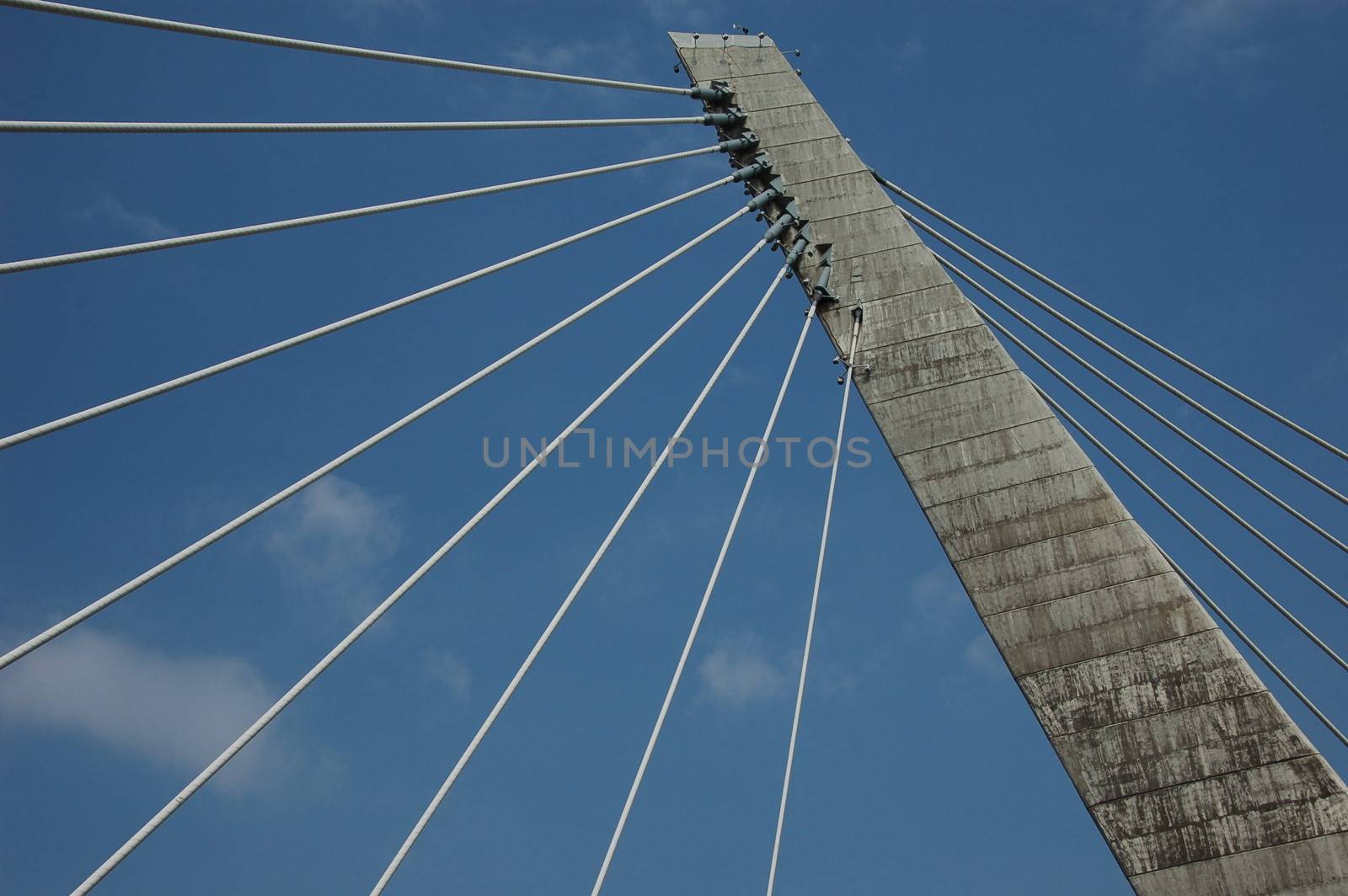 Bridge in industrial zone of Venice, marghera