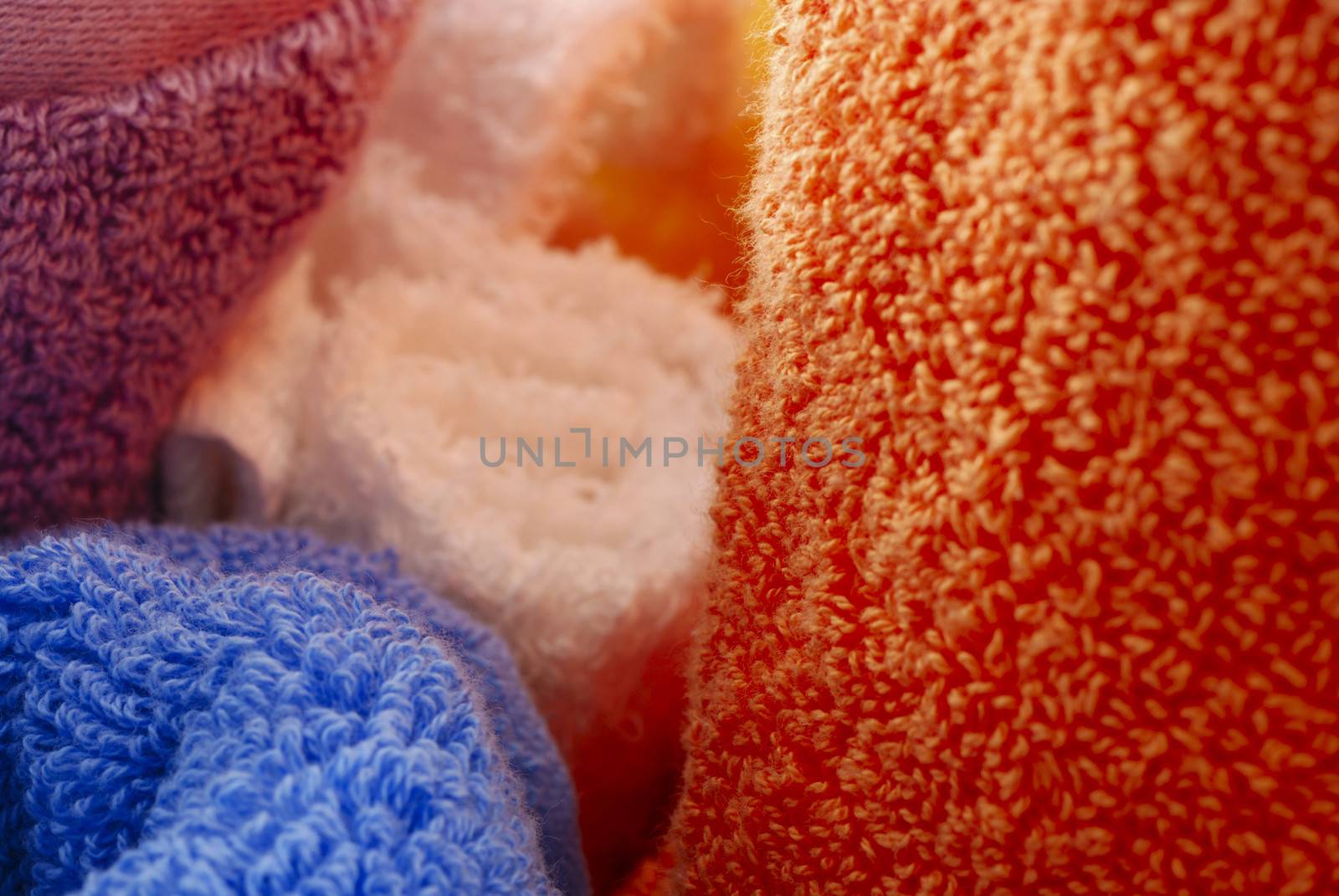 Stock pictures of bath towels and wash clothes