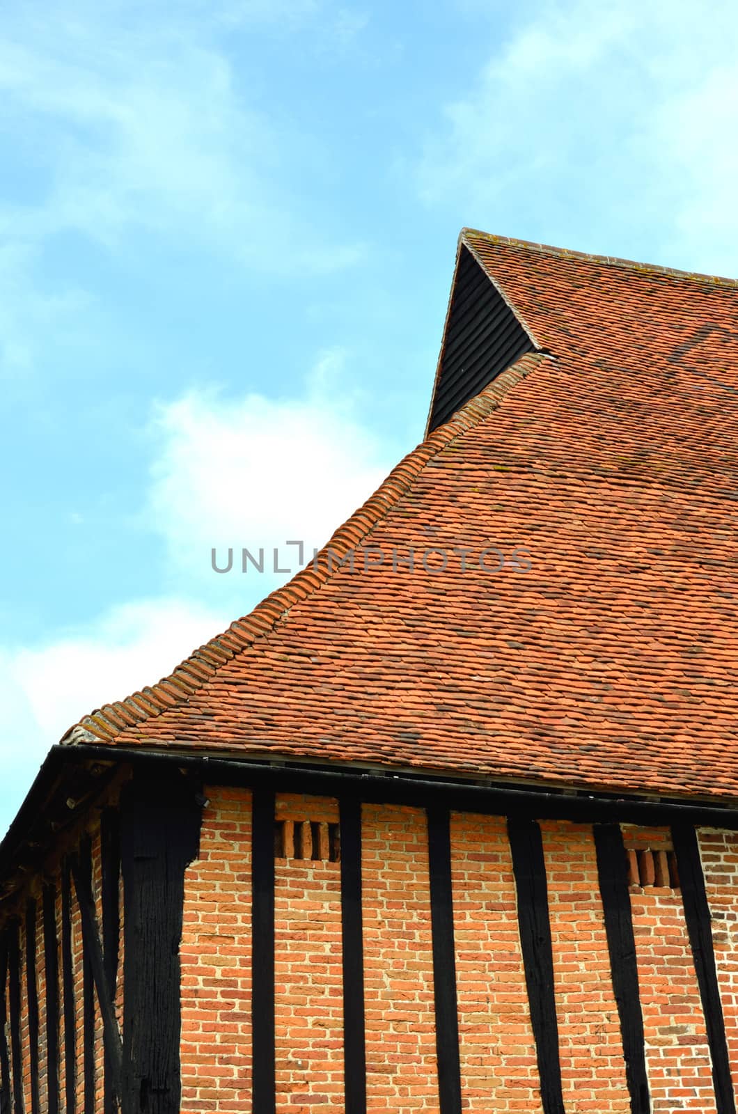 Barn roof and wall