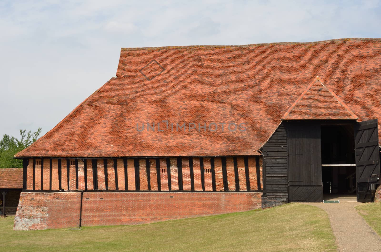 Barn in close up