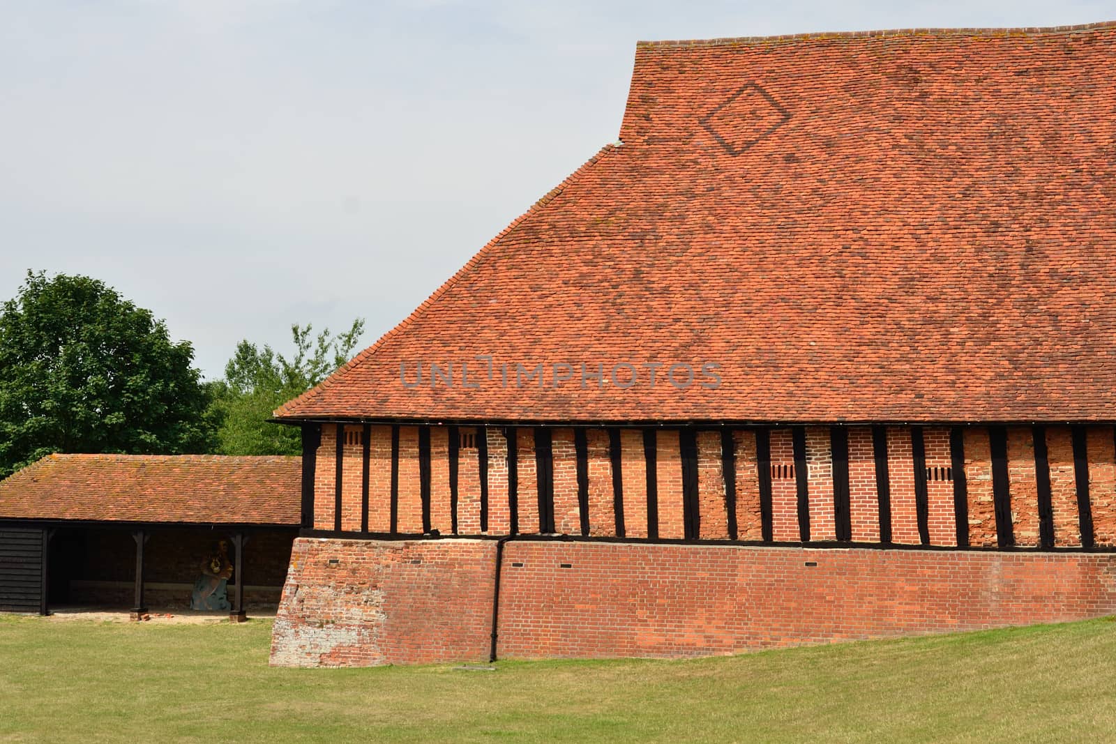 Traditional brick barn