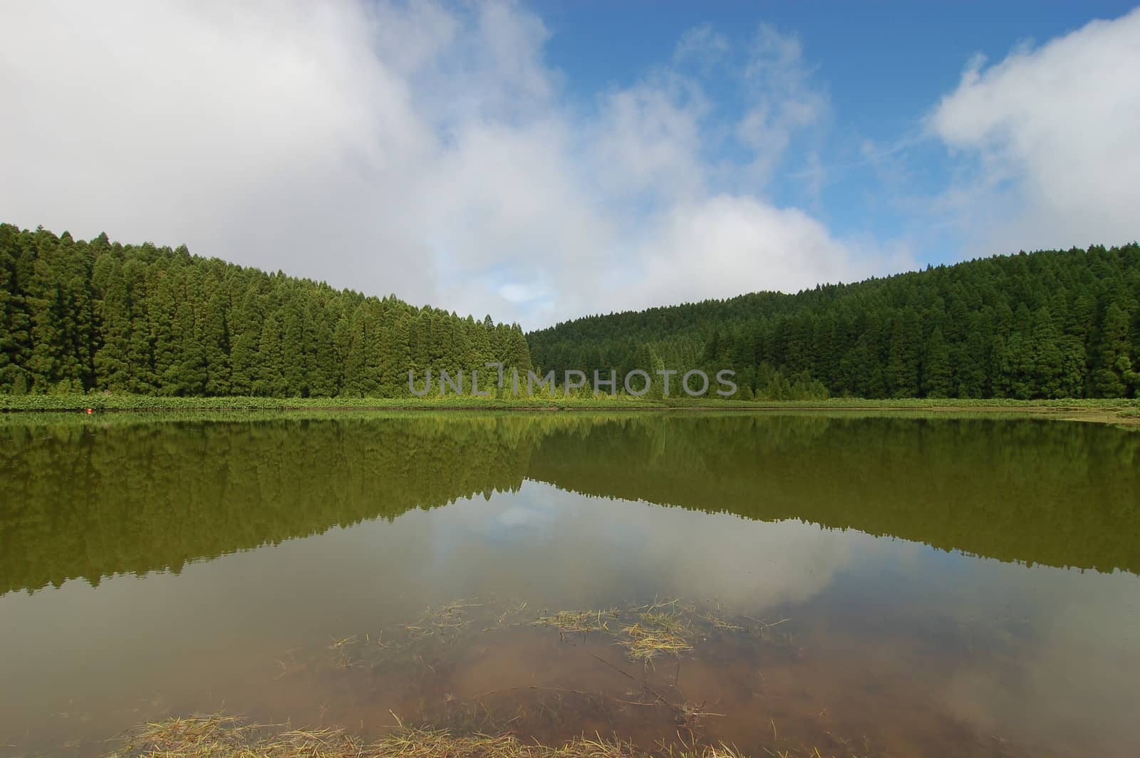 Lake in azores island, Portugal