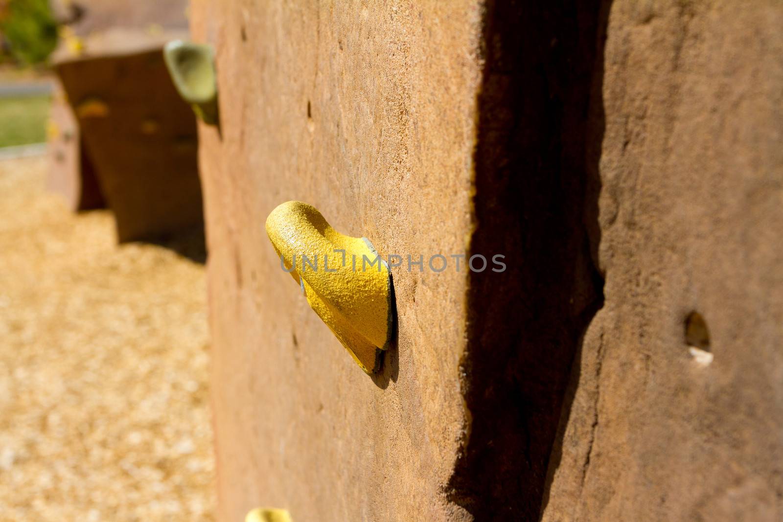 Rock Climbing Handhold Detail by joshuaraineyphotography