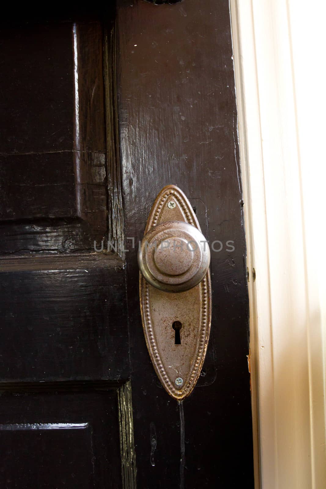 Door Handle Lock Detail by joshuaraineyphotography