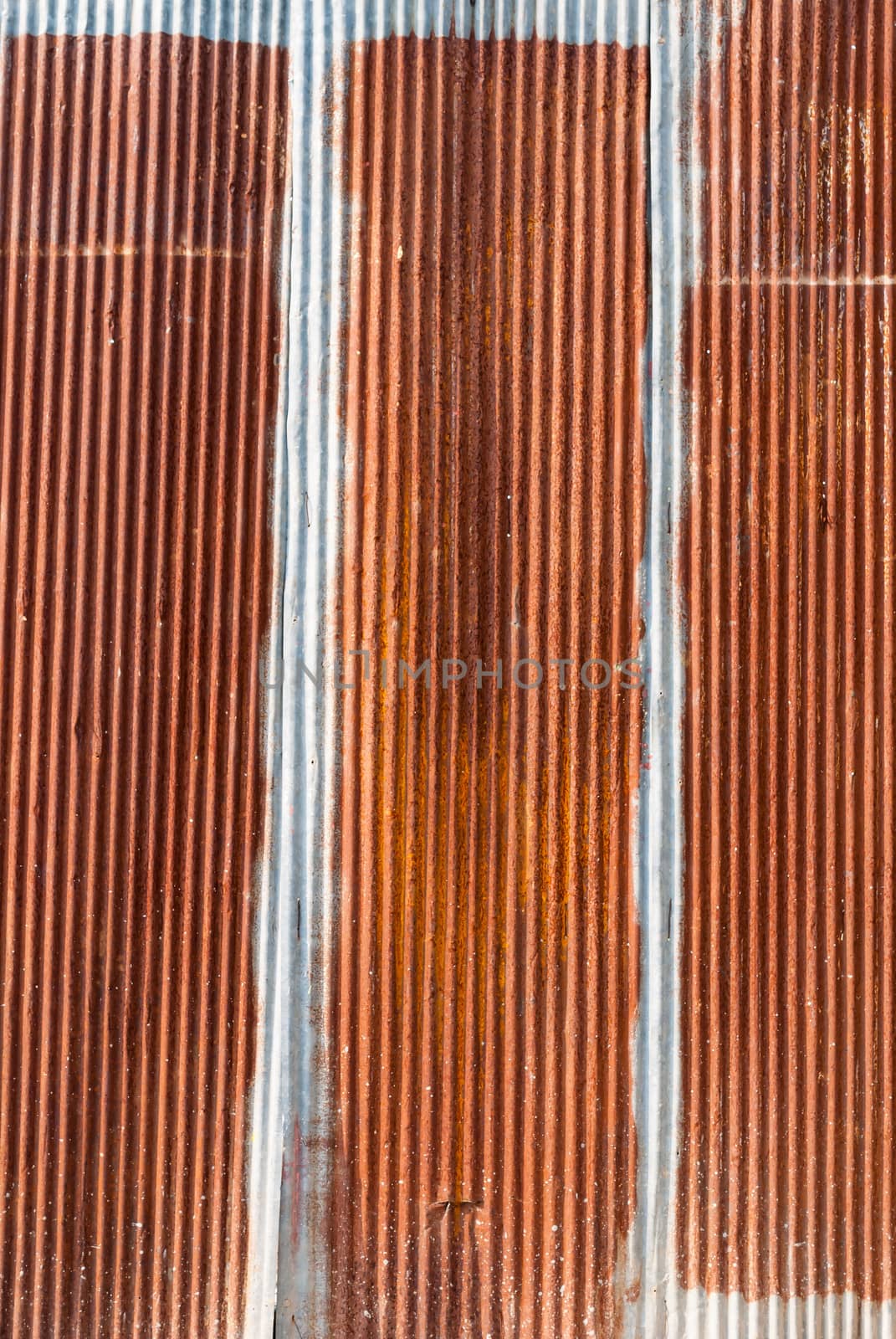 Rusty Zinc Sheet Texture/ Background.