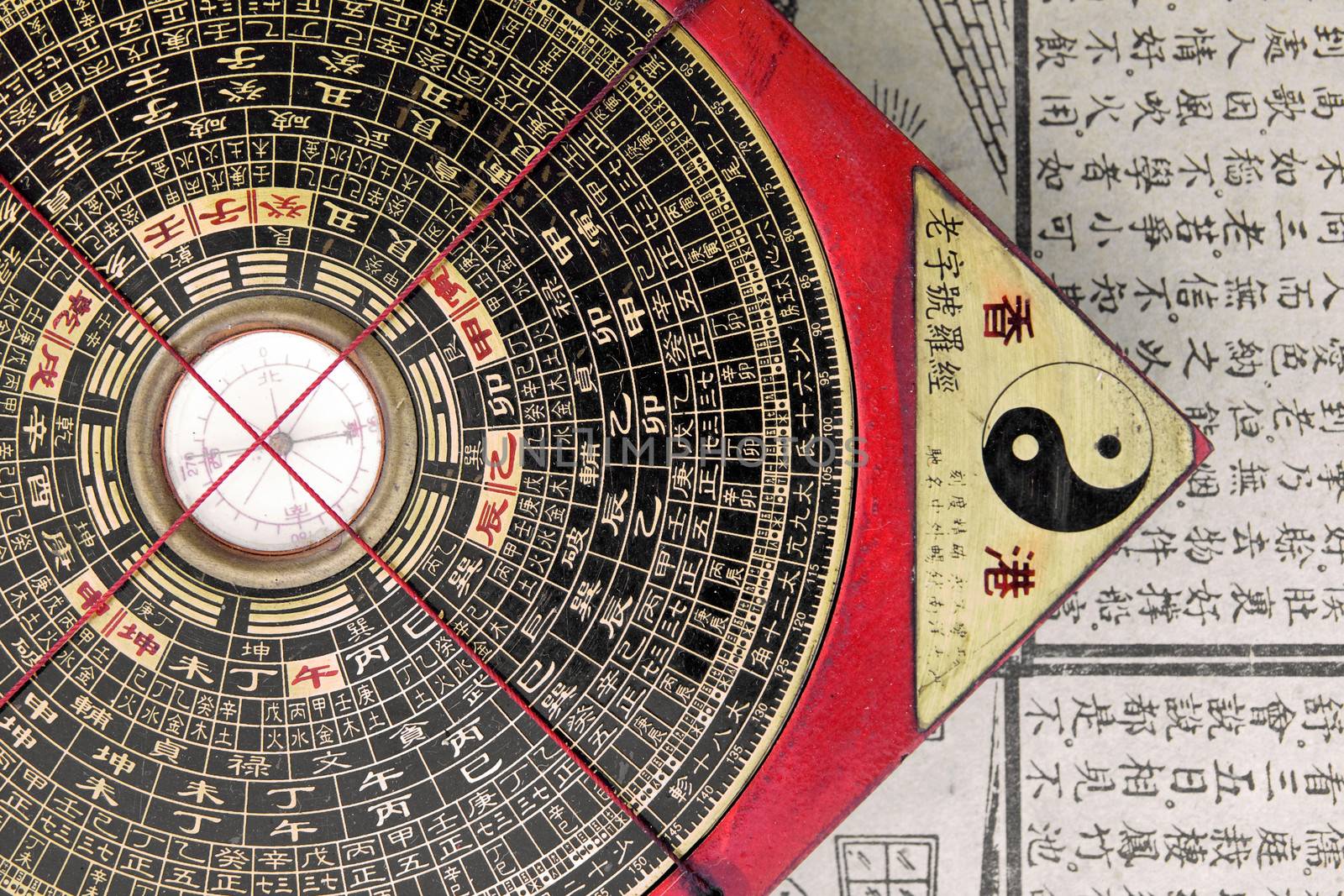 old Chinese compass
