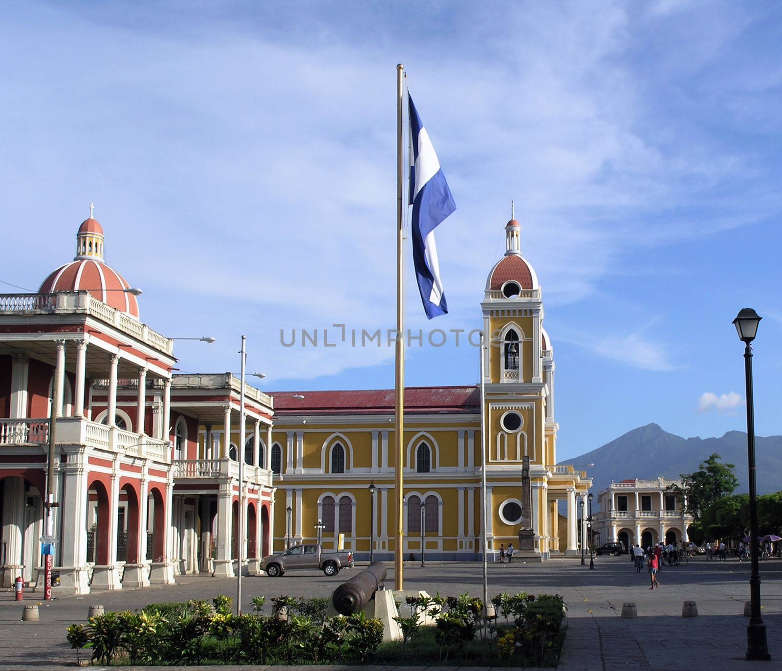 the squar in branada nicaragua