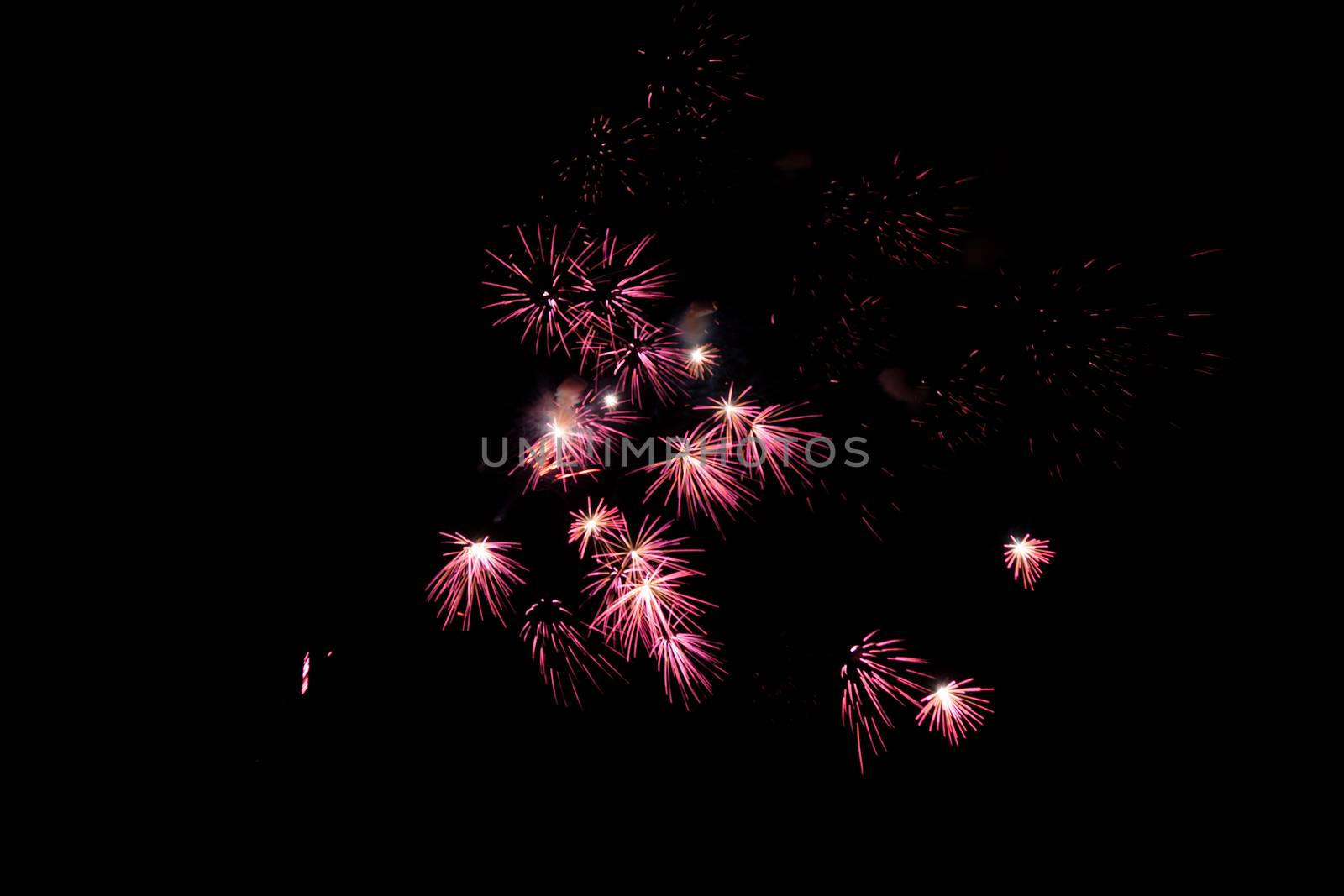 Fireworks Finale of Celebrate America patriotic festival at Shoreline Amphitheatre in Mountain View