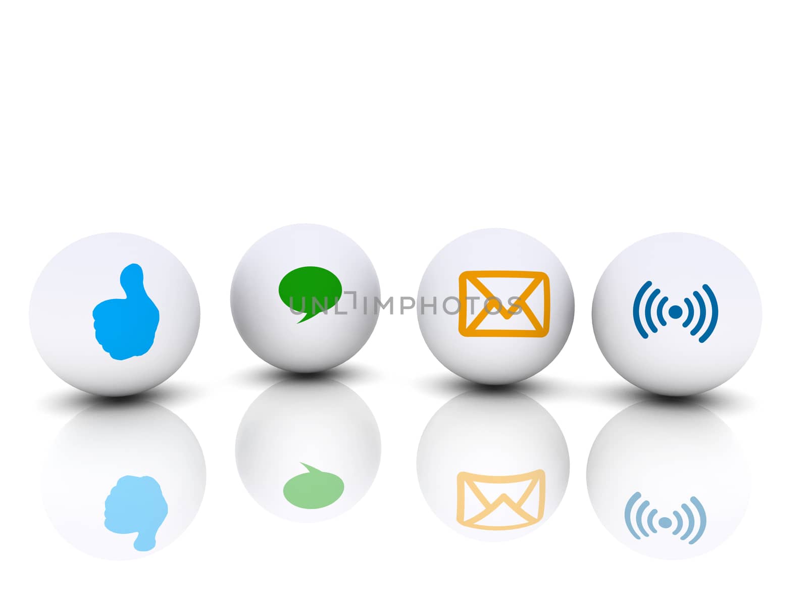 different communication icon for communicate