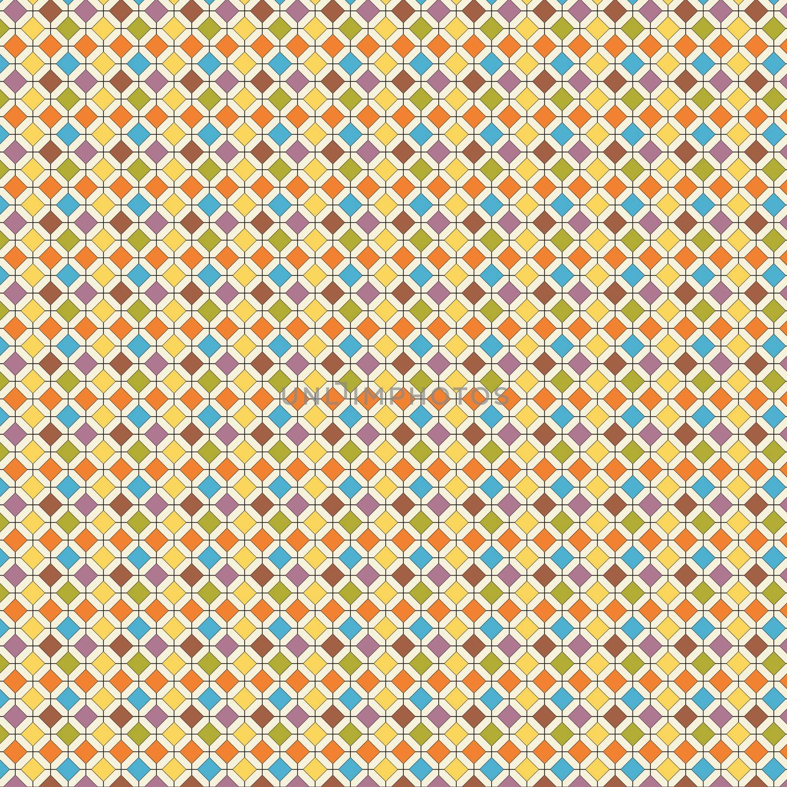 colorful rhombus seamless pattern