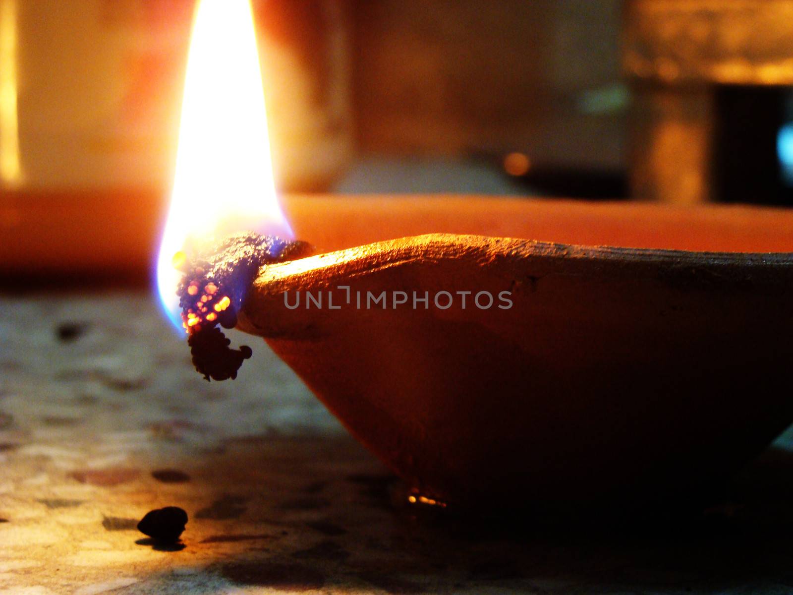 diwali oil lamp, india festival