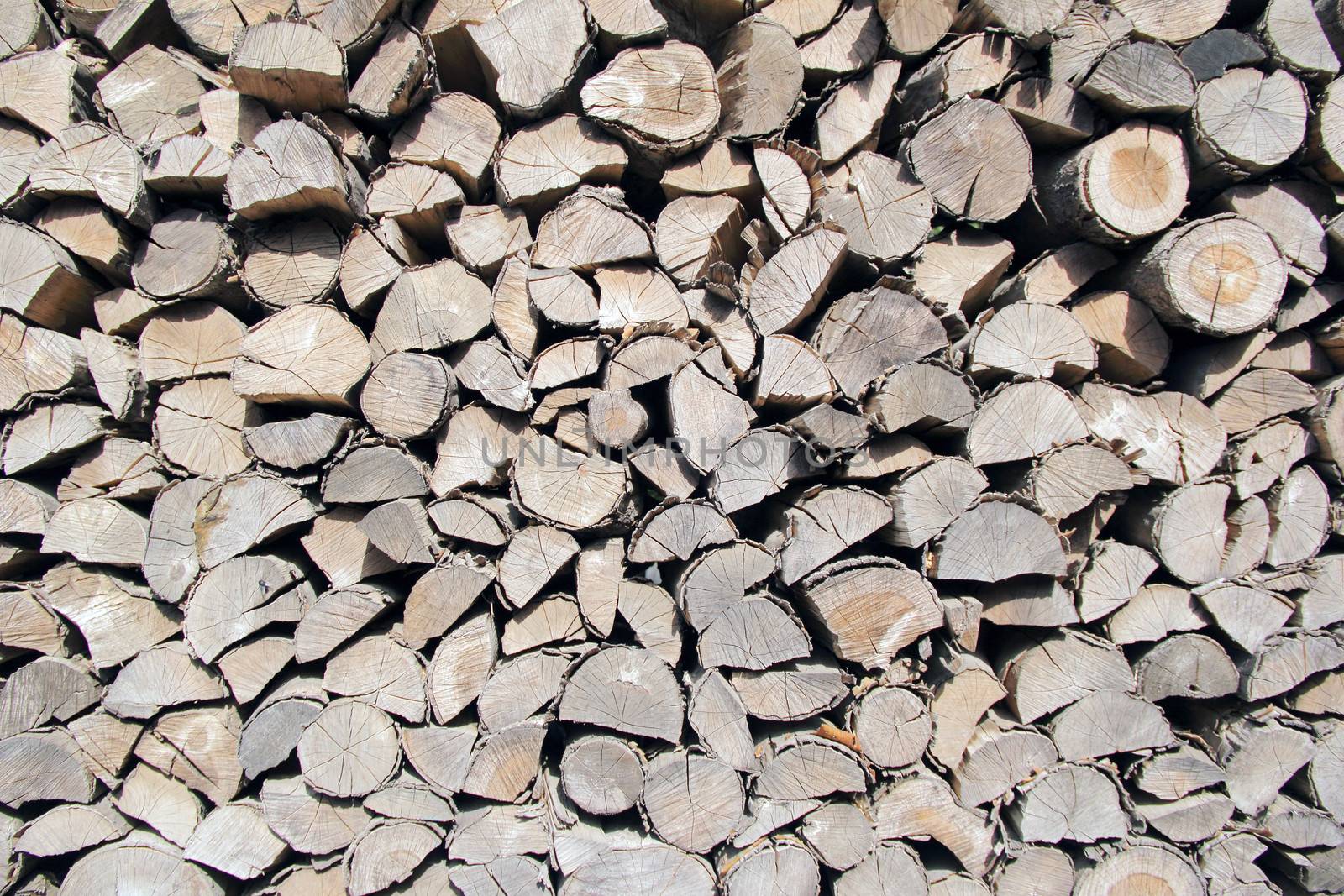 big stack of many old wood