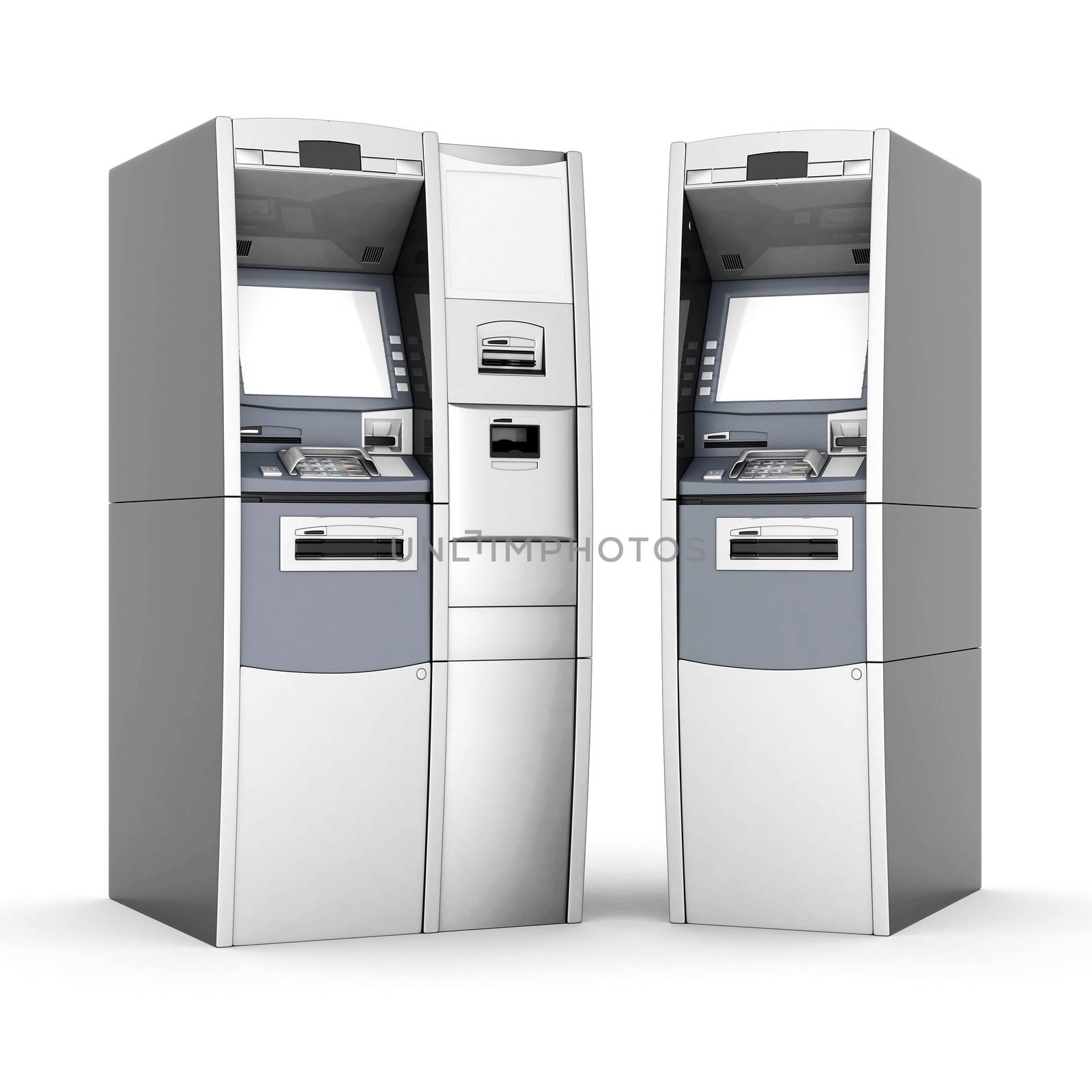 image of the new ATM on white background