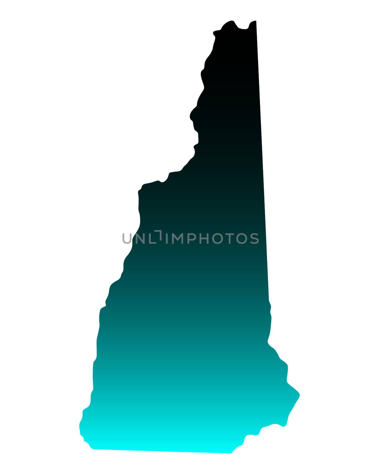 Map of New Hampshire by rbiedermann