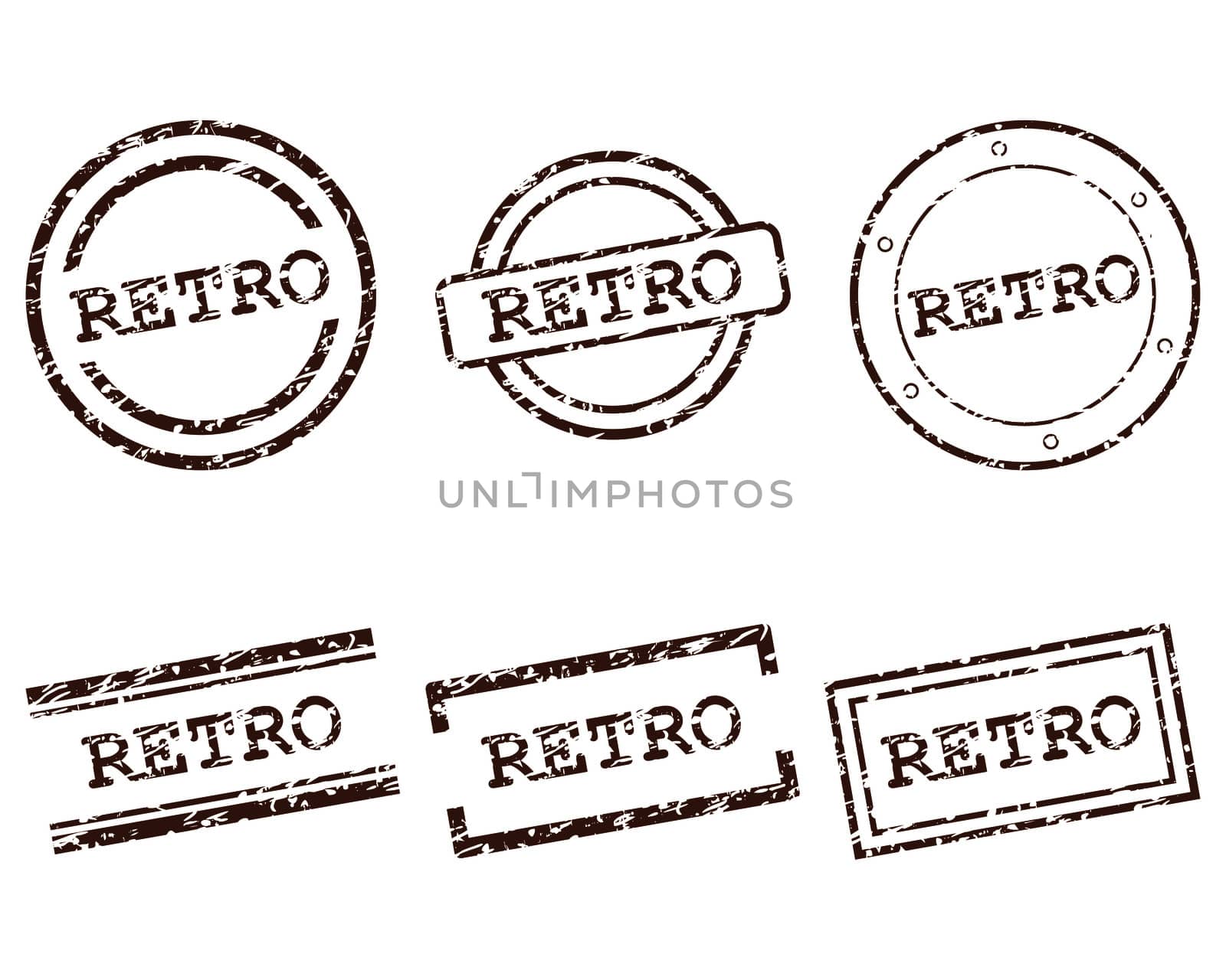 Retro stamps by rbiedermann