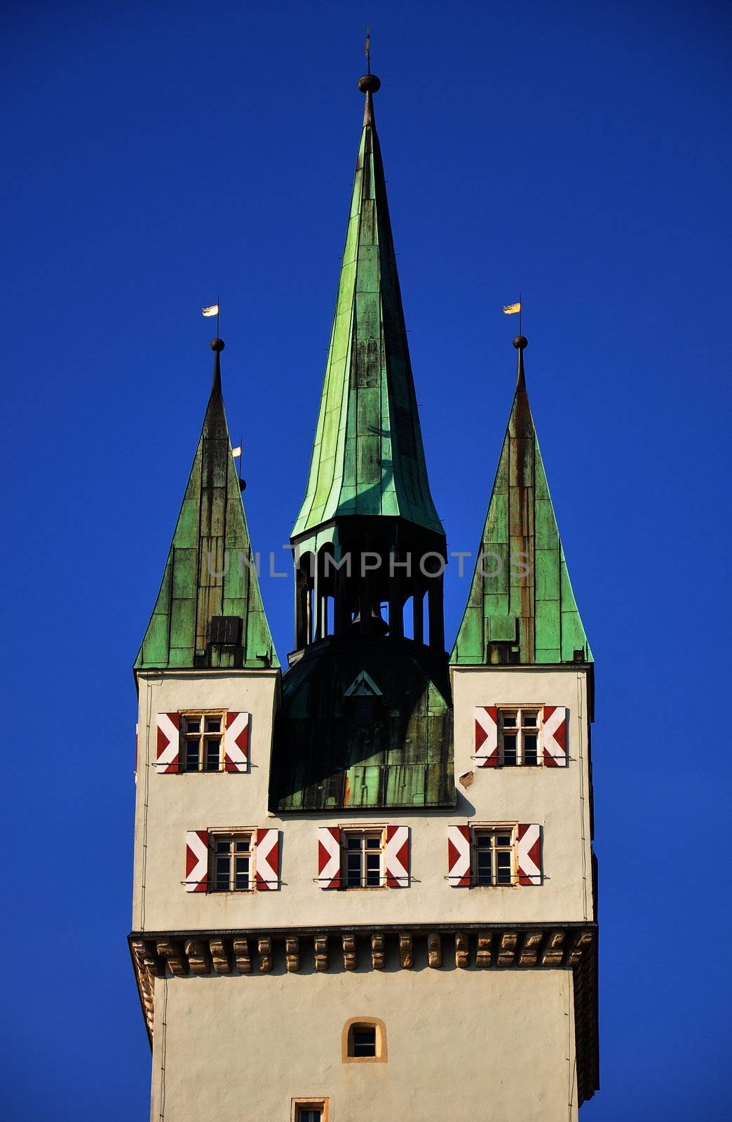 Tower in Straubing, Bavaria by rbiedermann