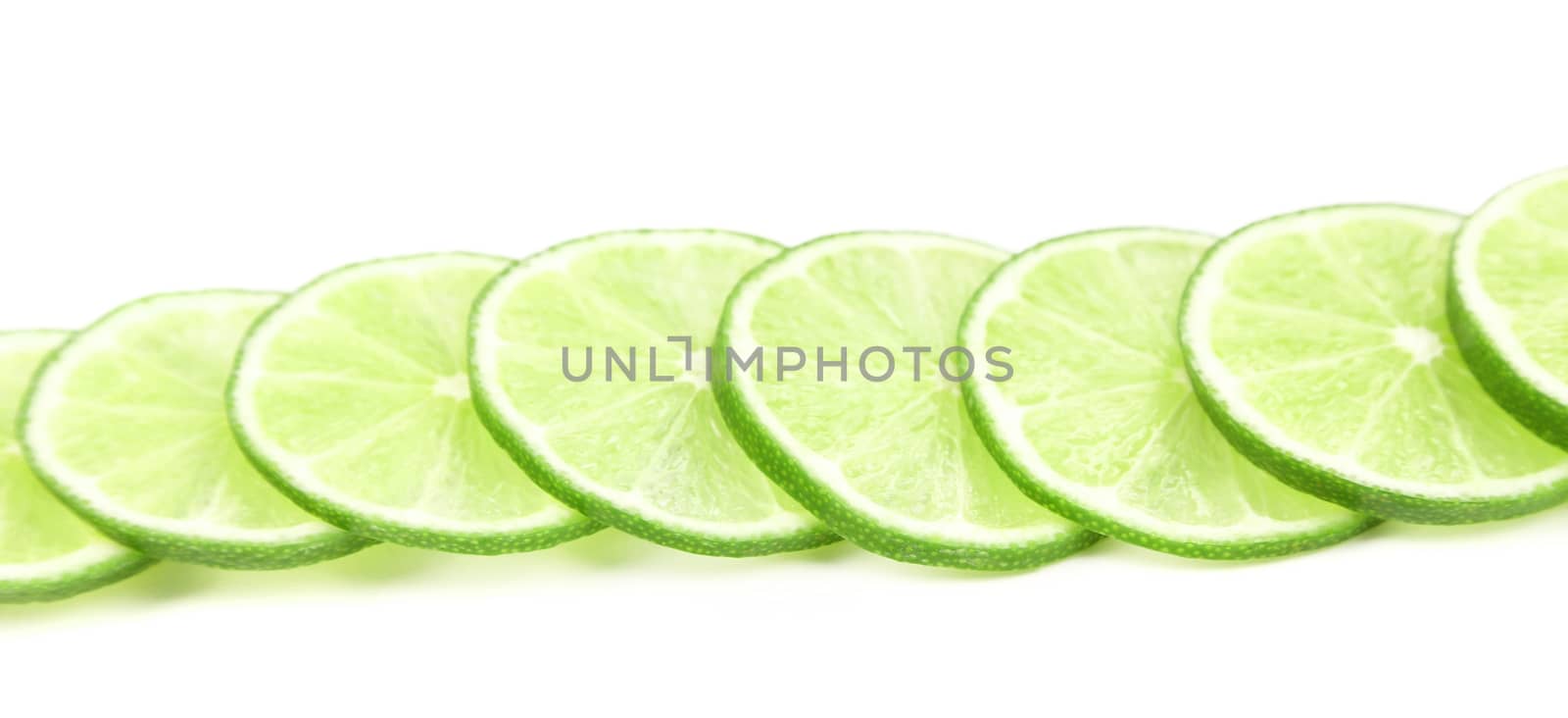 Row lime slices. by indigolotos