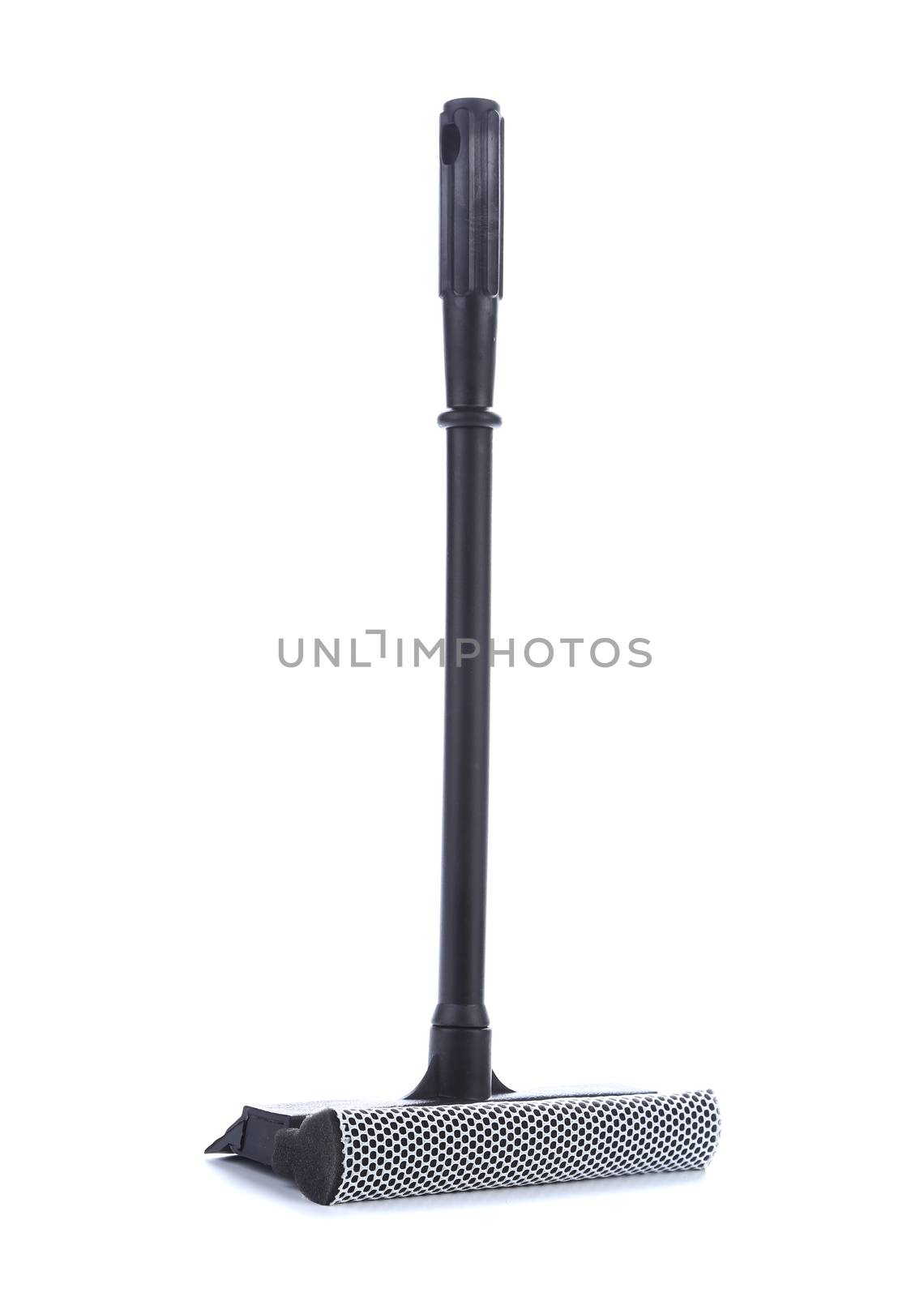 Mop for cleaning windows on a white background.