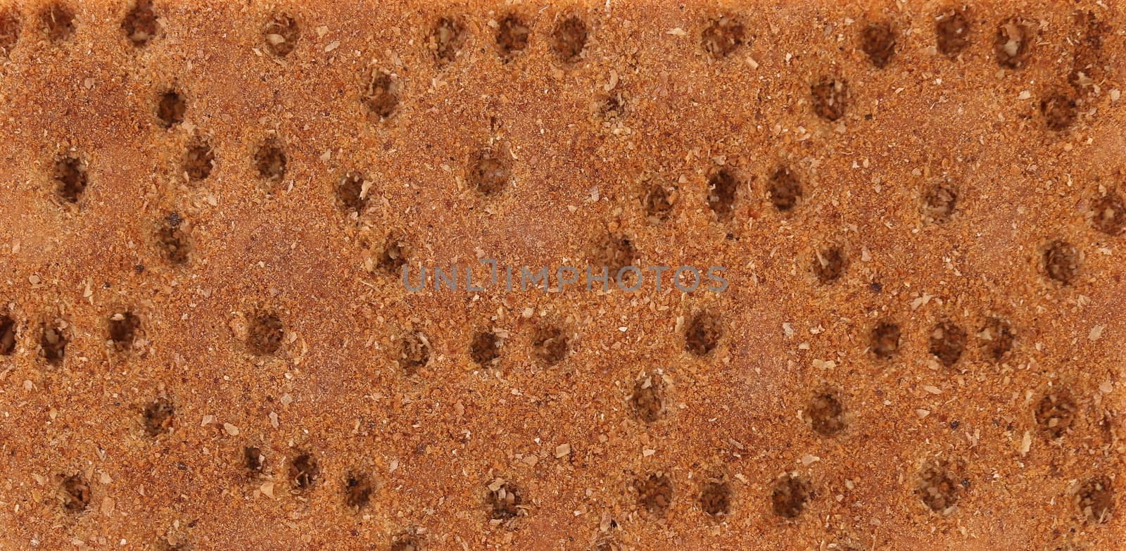 Background of whole grain crisp bread. by indigolotos