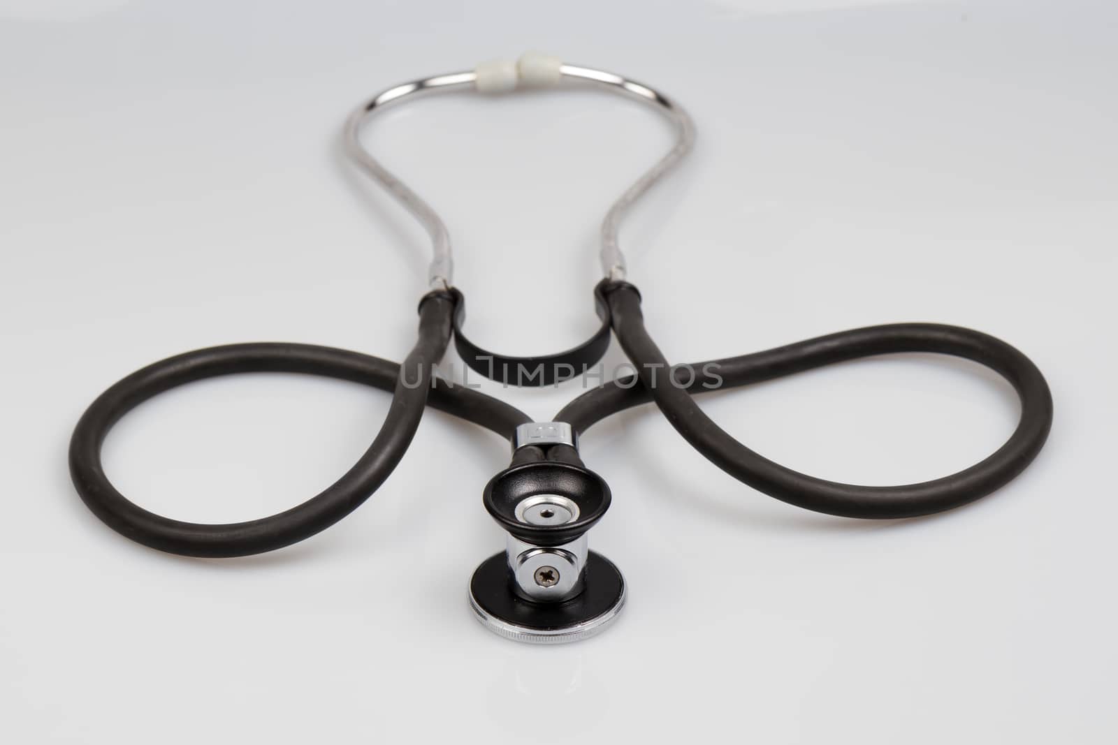 Stethoscope on isolated white background