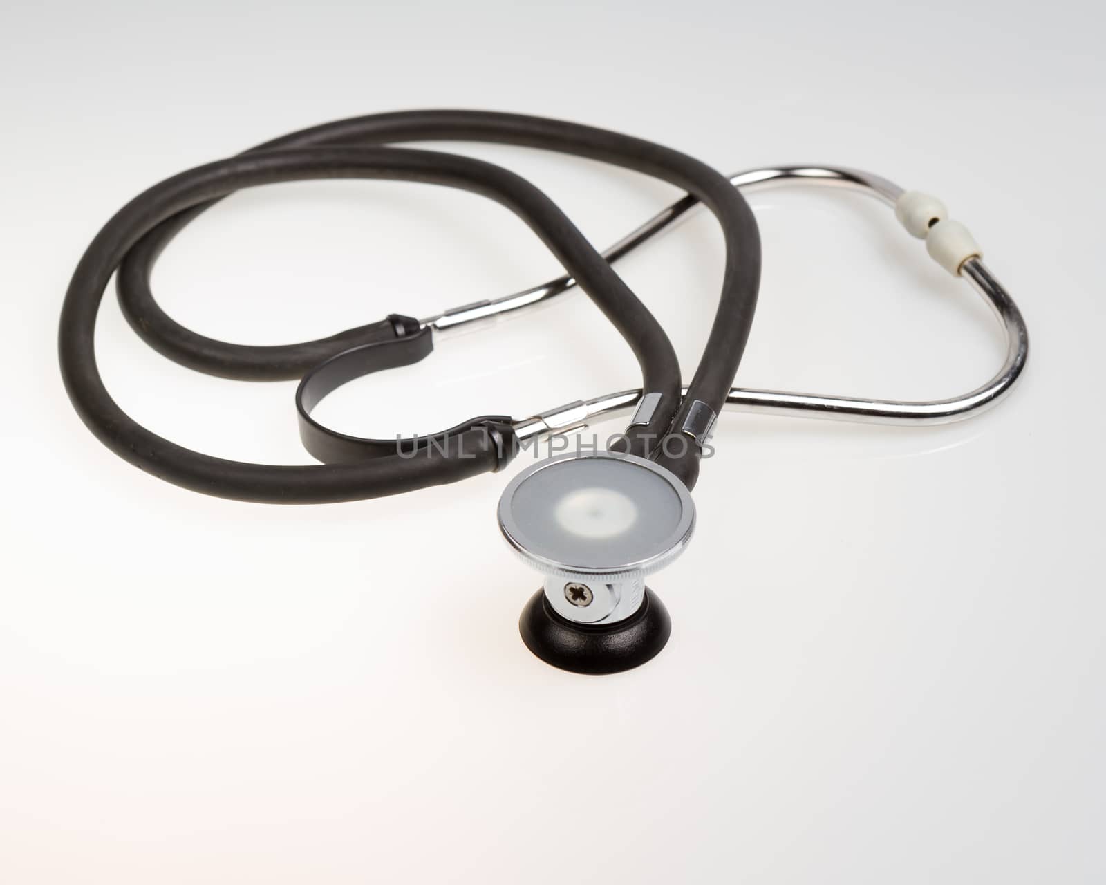 Stethoscope on isolated white background