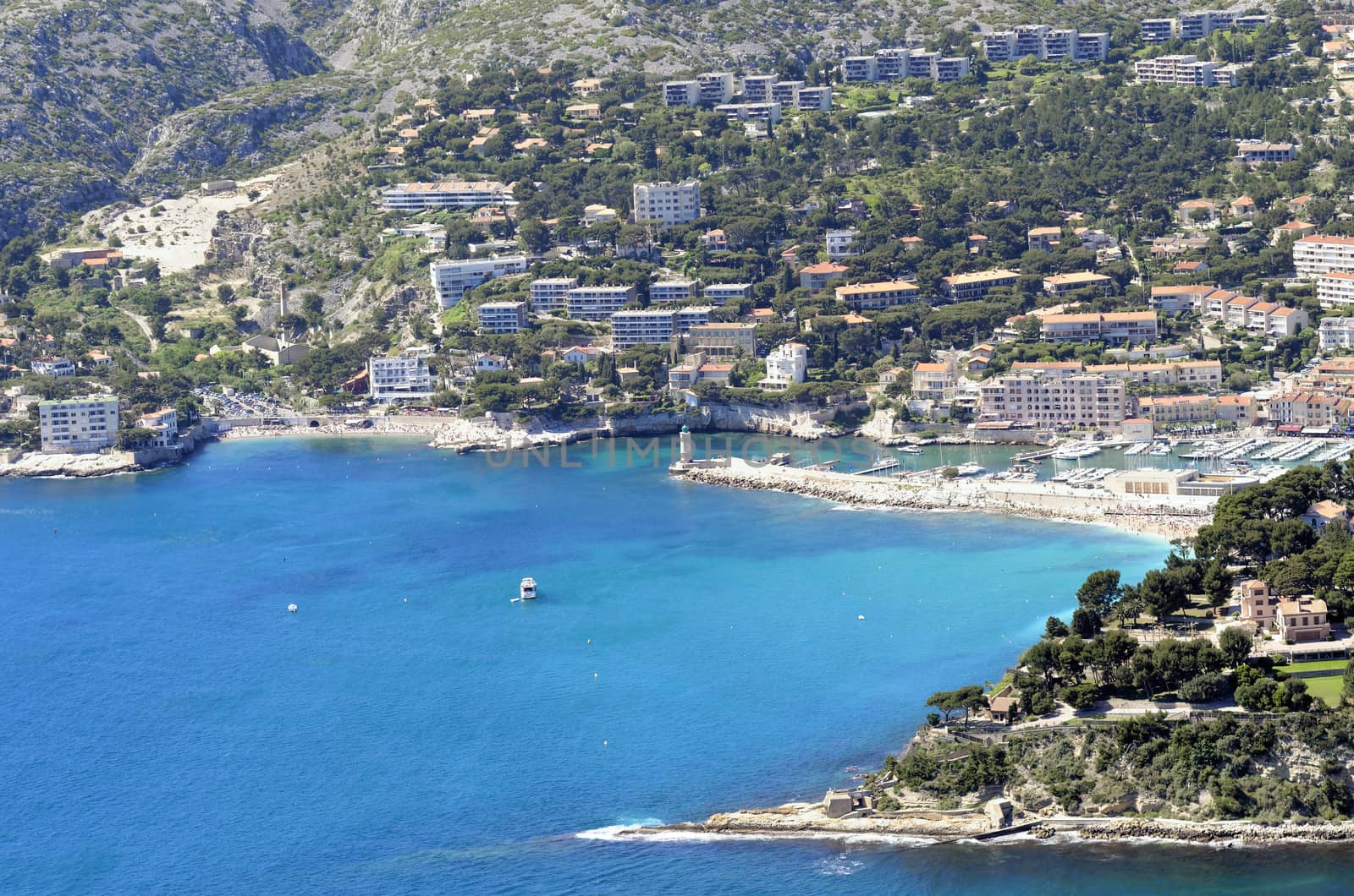 The harbor of Cassis in the south of France