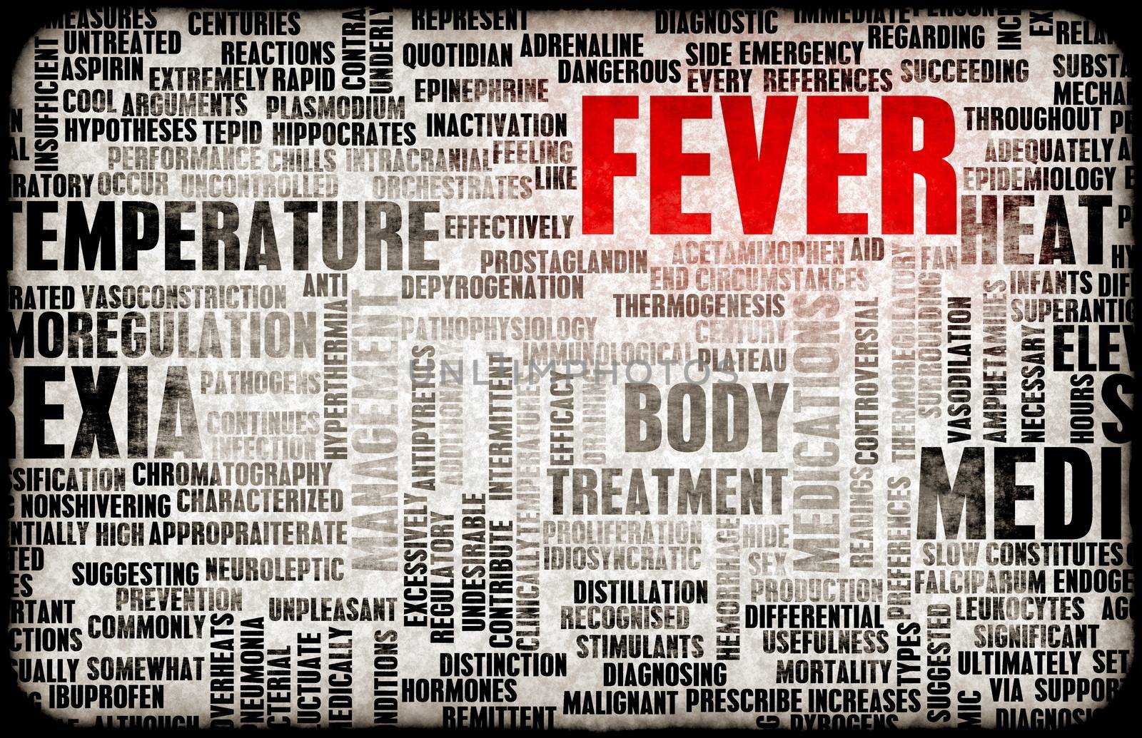 Fever Concept as a Medical Pyrexia Art