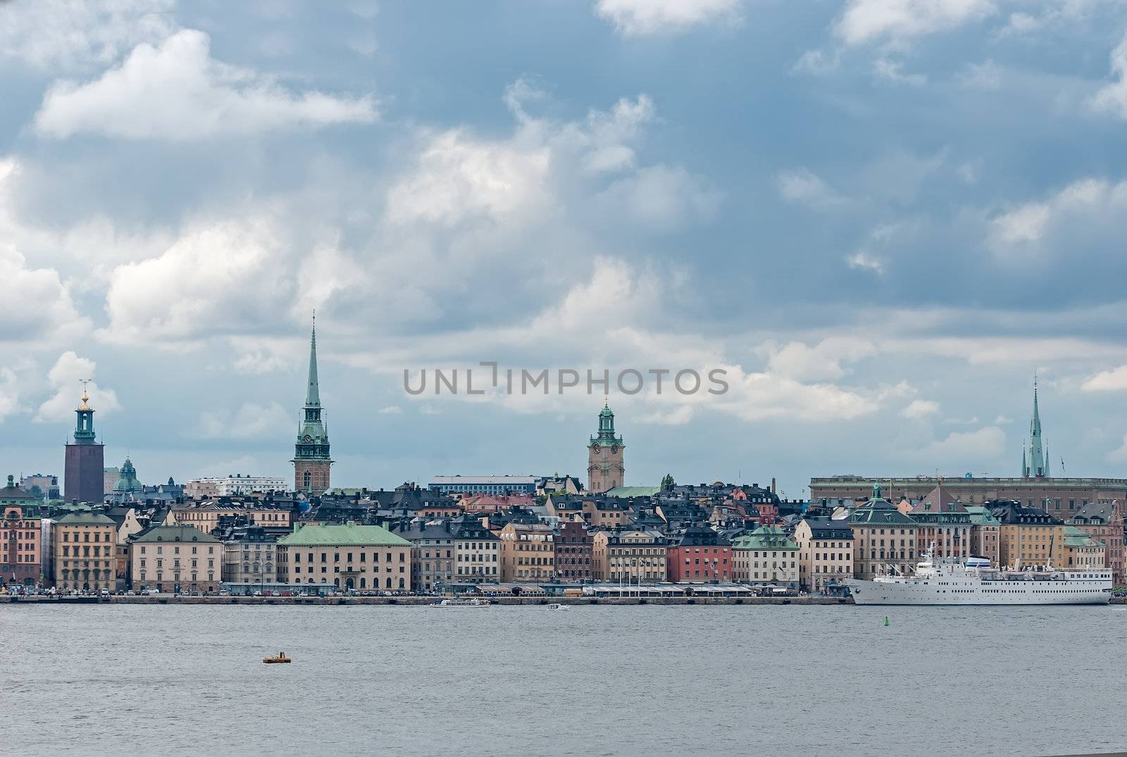 Stockholm view of the old city. Sweden