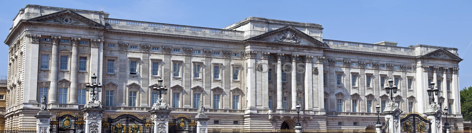 Buckingham Palace in London.