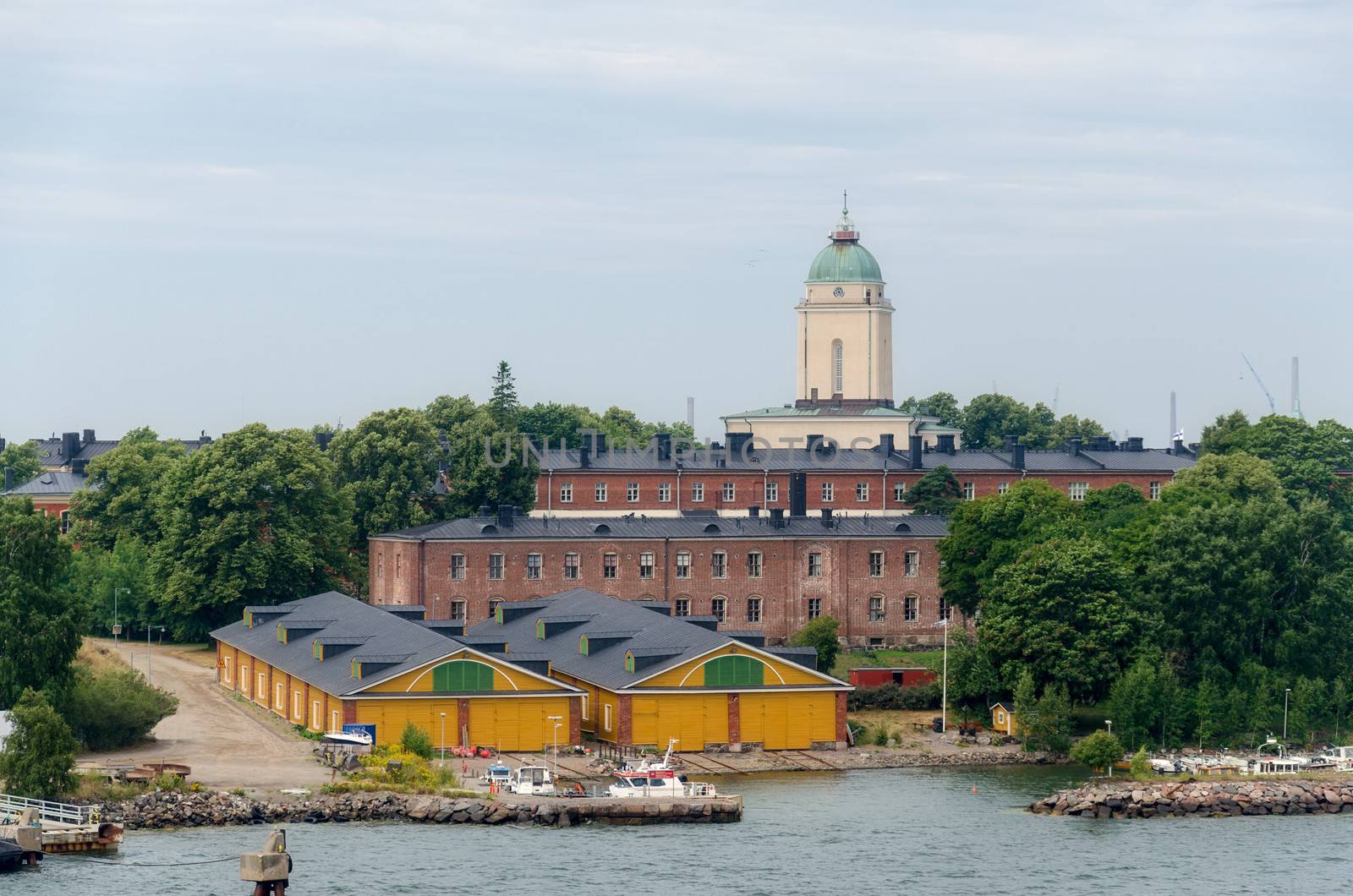 Fortress of Suomenlinna Island near Helsinki. Finland.