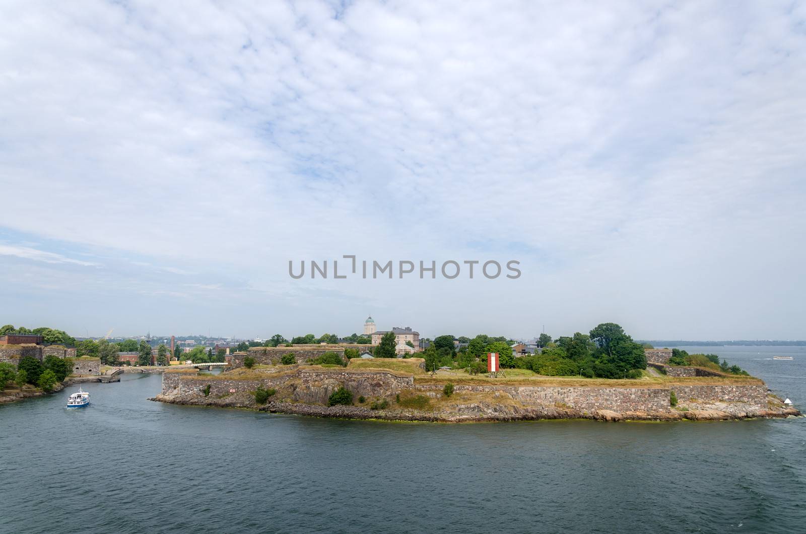 Fortress of Suomenlinna Island near Helsinki. Finland.