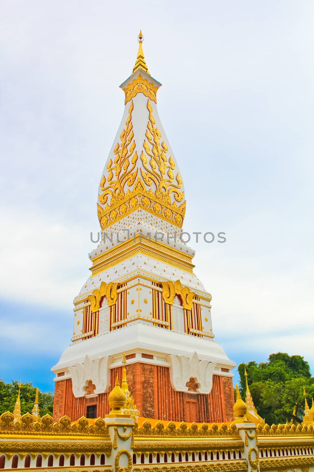 Buddha's relics was kept in golden grand pagoda