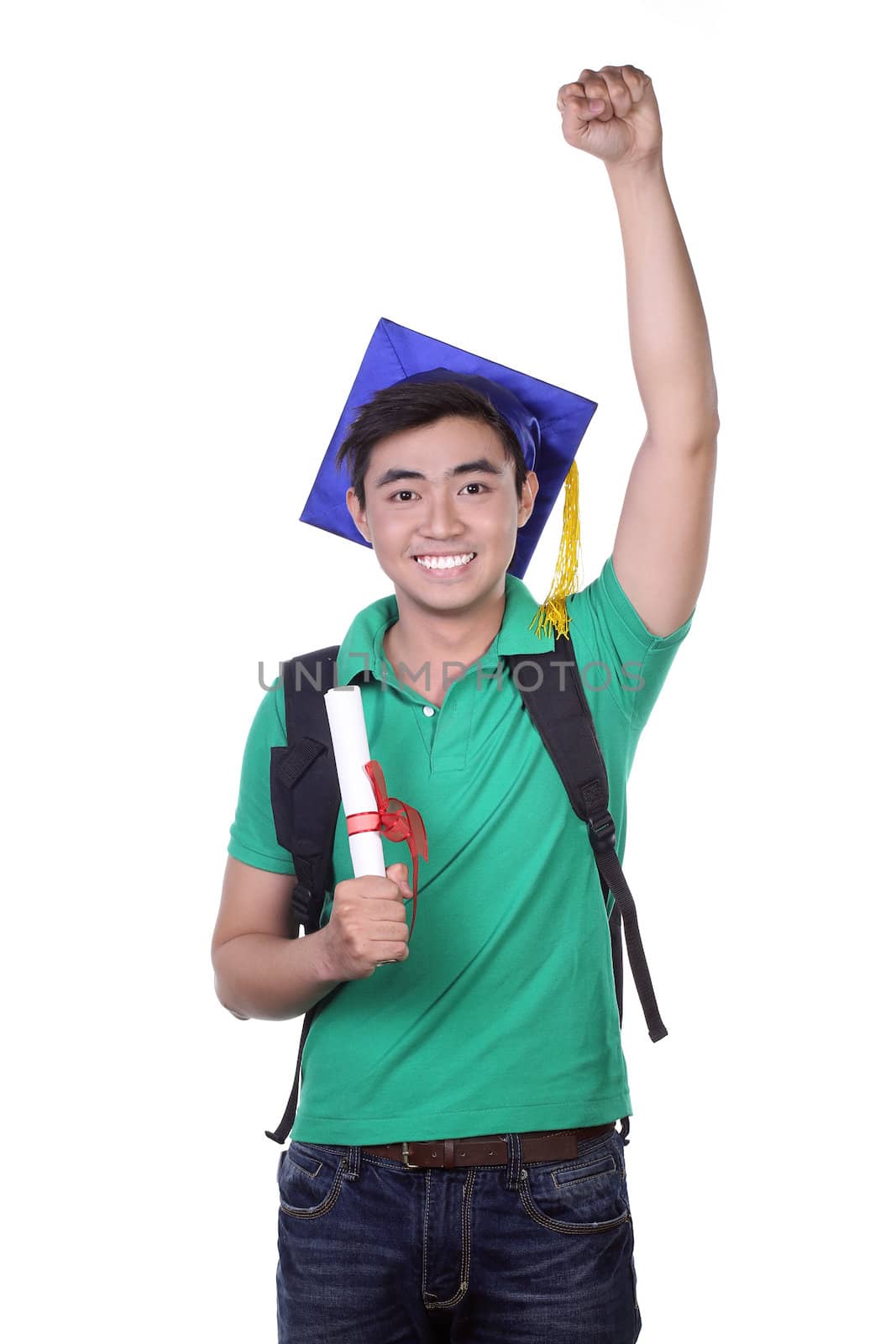 Young Asian graduation student guy by frexifaces