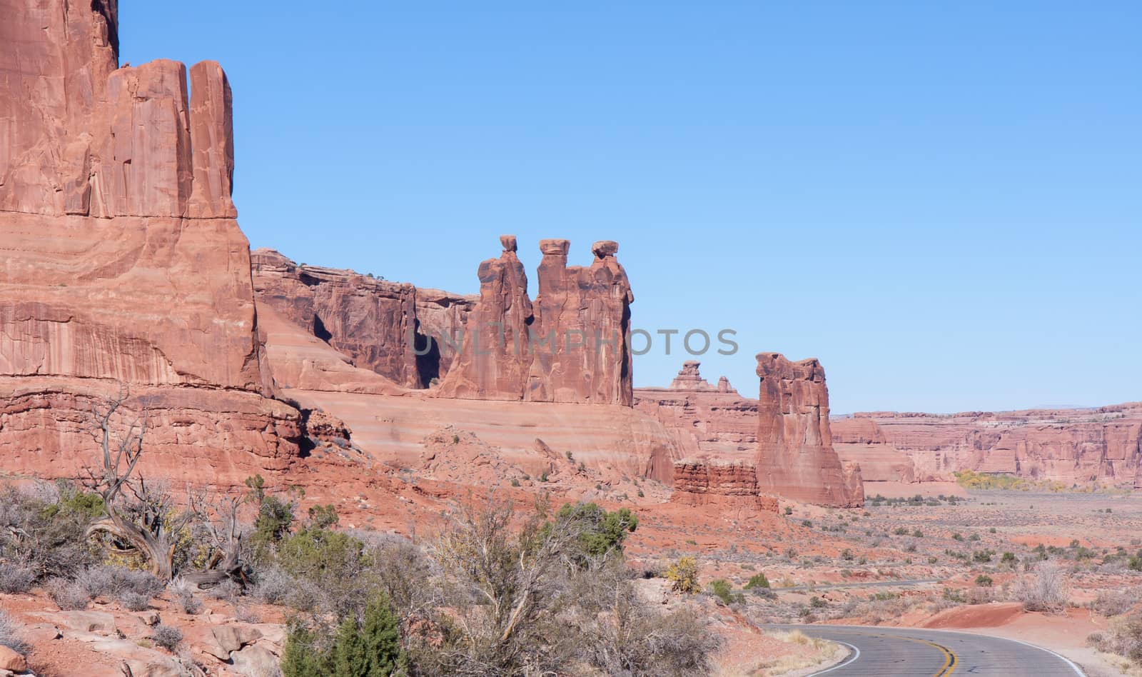 The drive into Arches National Park is one to remember.