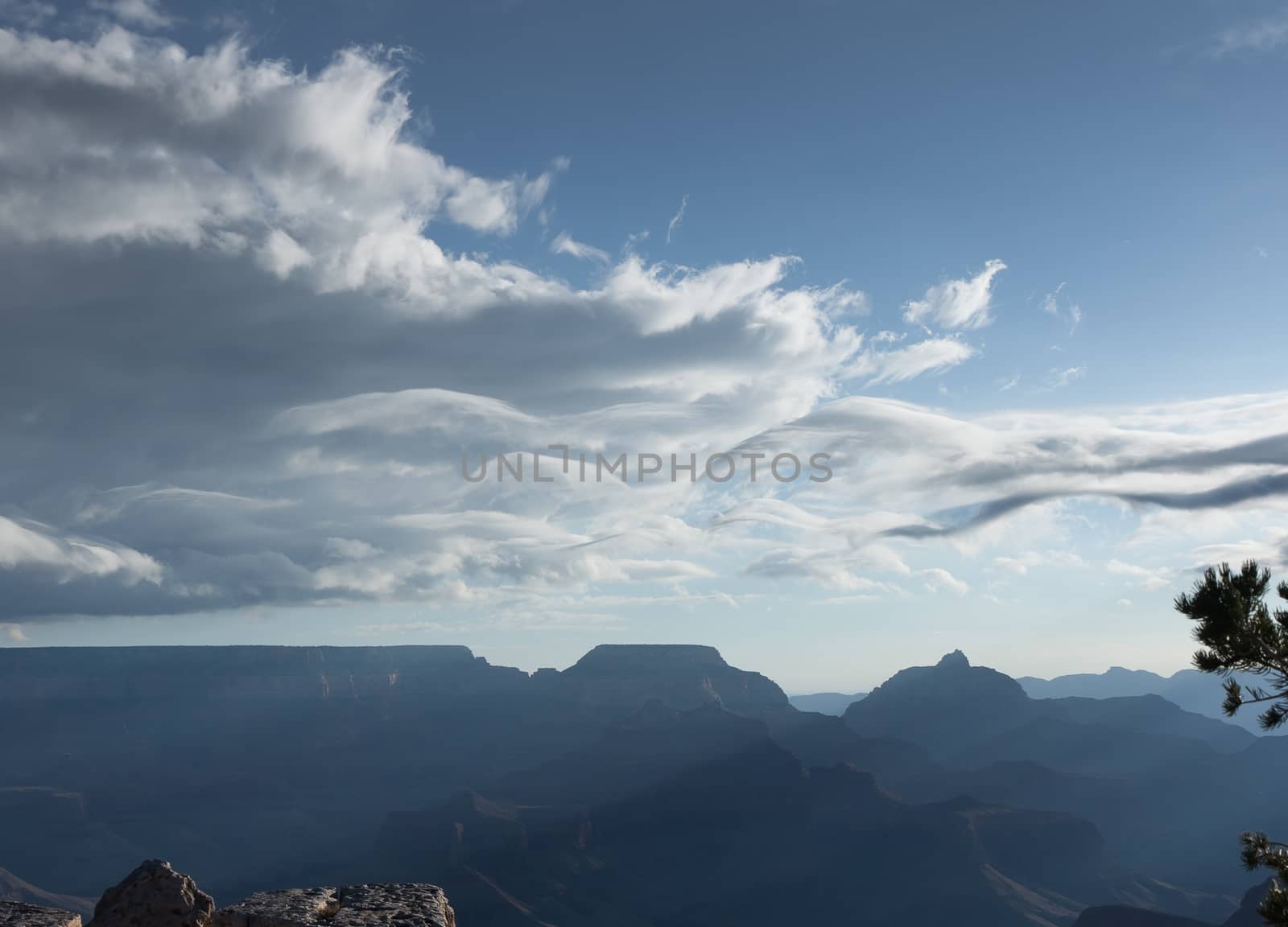 Clouds Over the Grand Canyon by picturyay