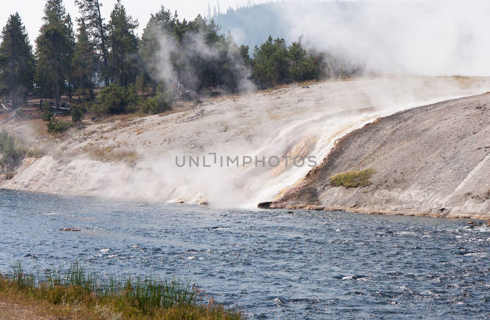 Hot Meets the Cold at Yellowstone by picturyay