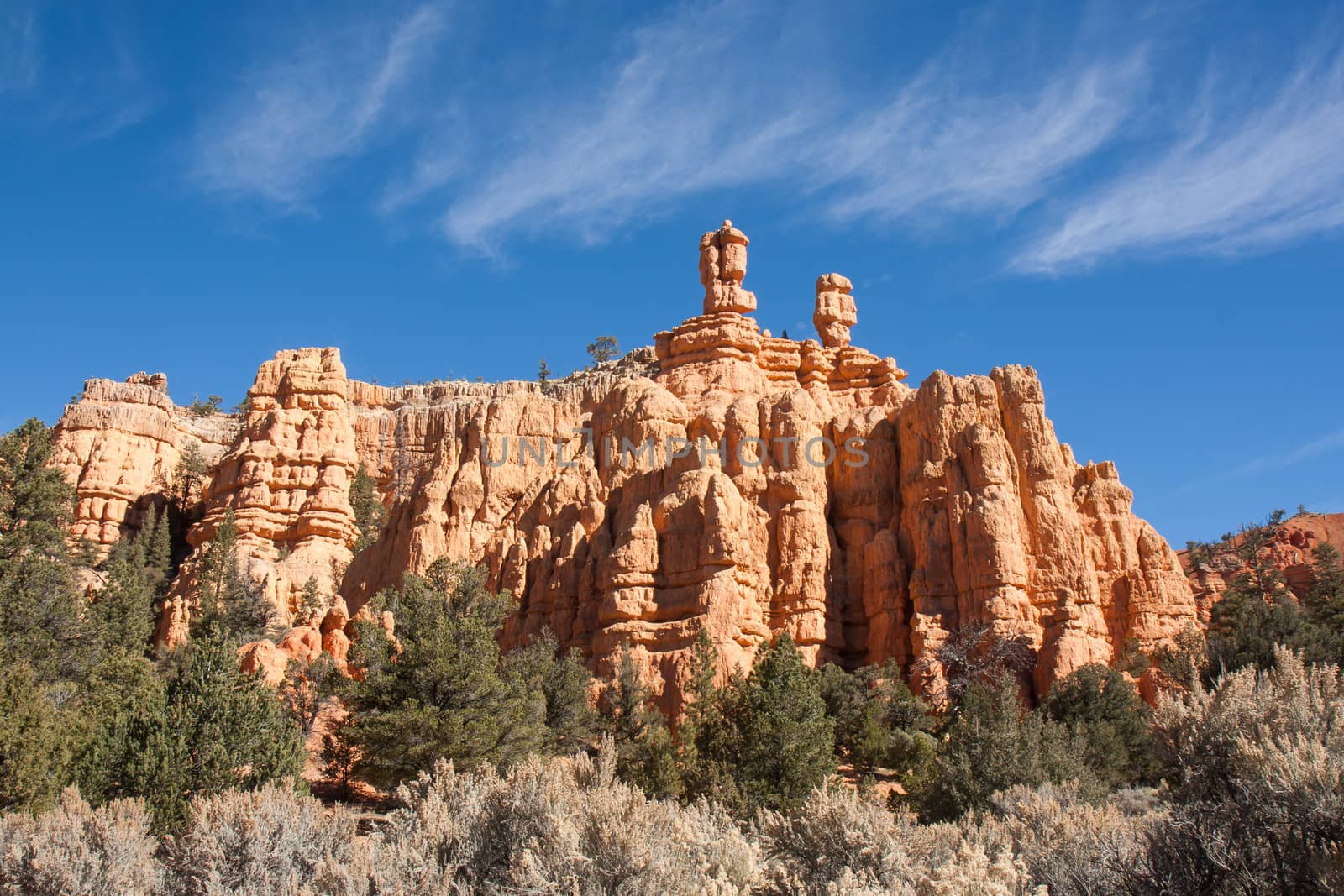 The Two Lookouts at Red Canyon by picturyay