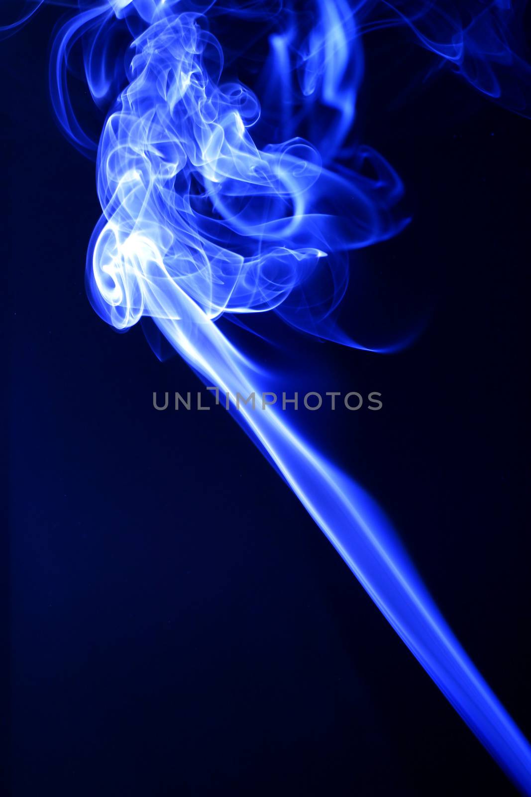 blue smoke abstract background close up