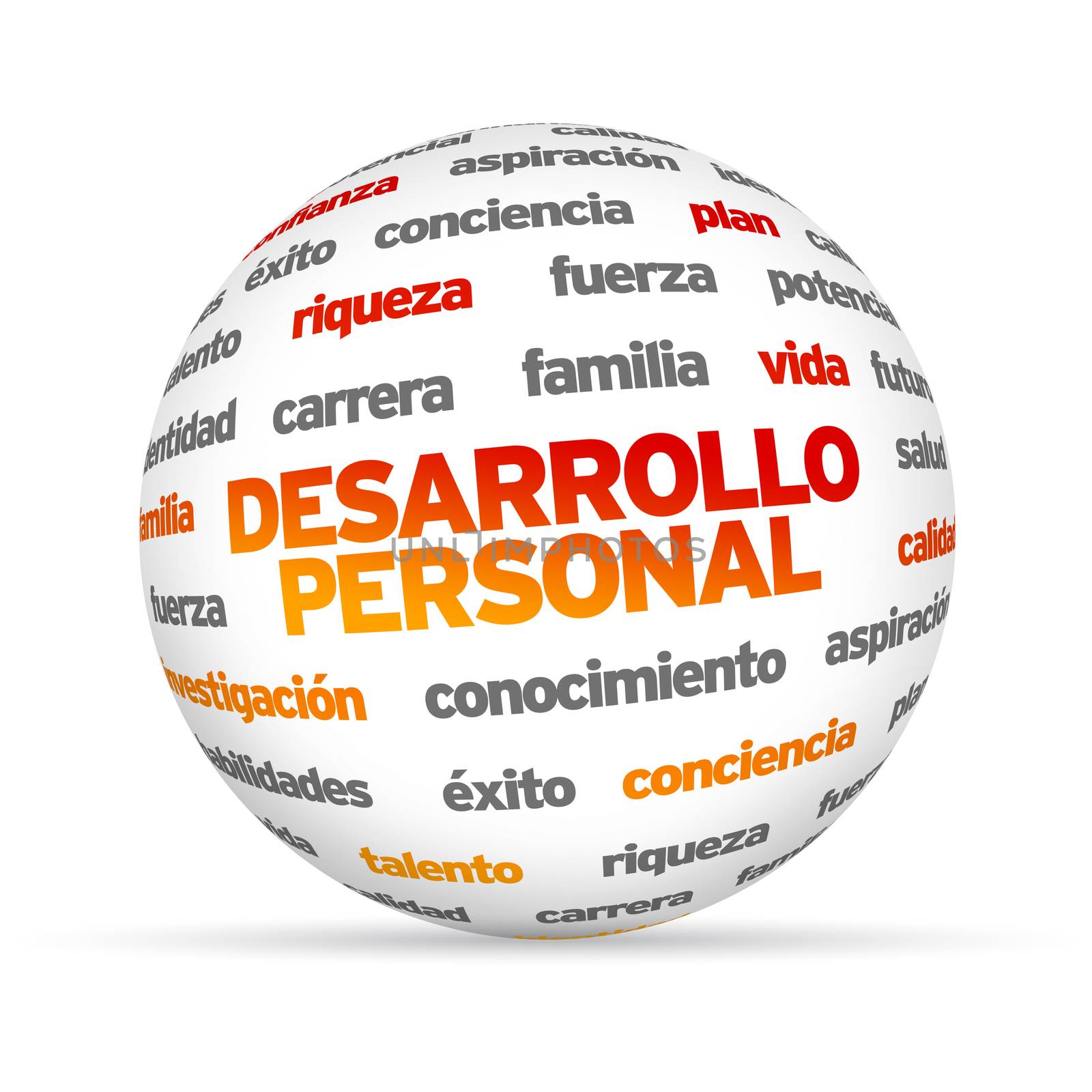 Personal Development Word Sphere (In Spanish) by kbuntu