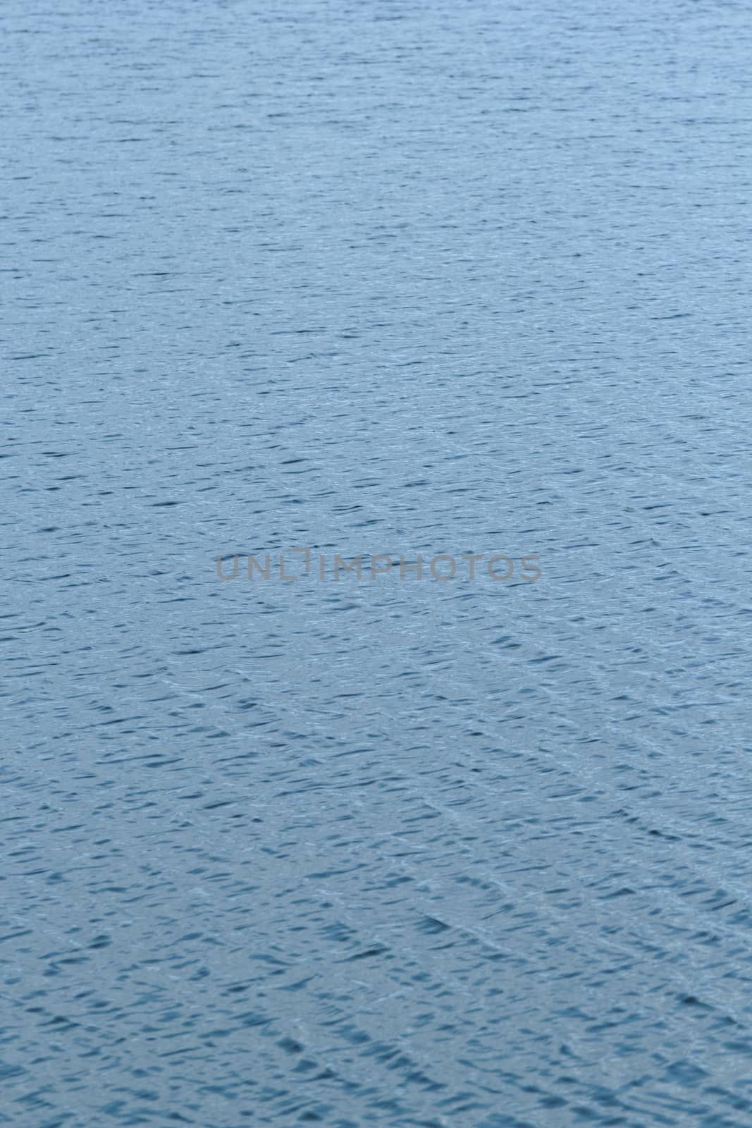 blue water surface on the wind