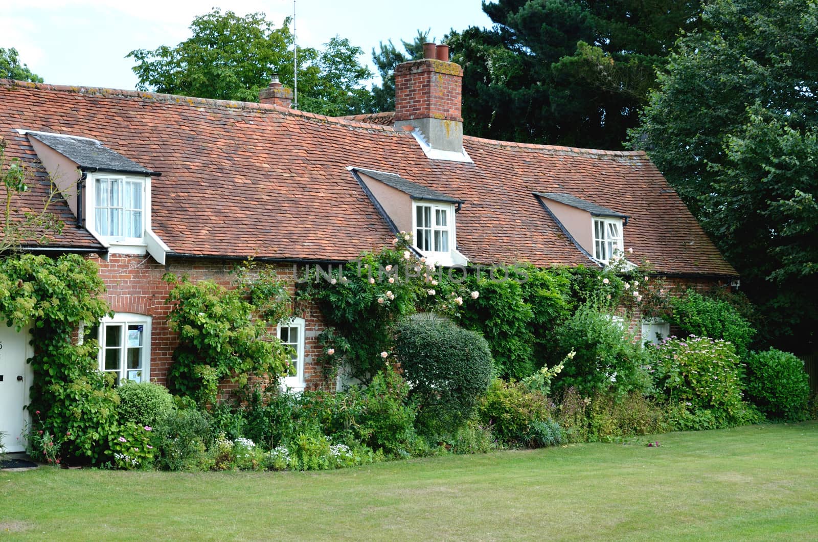 Row of English Country cottages