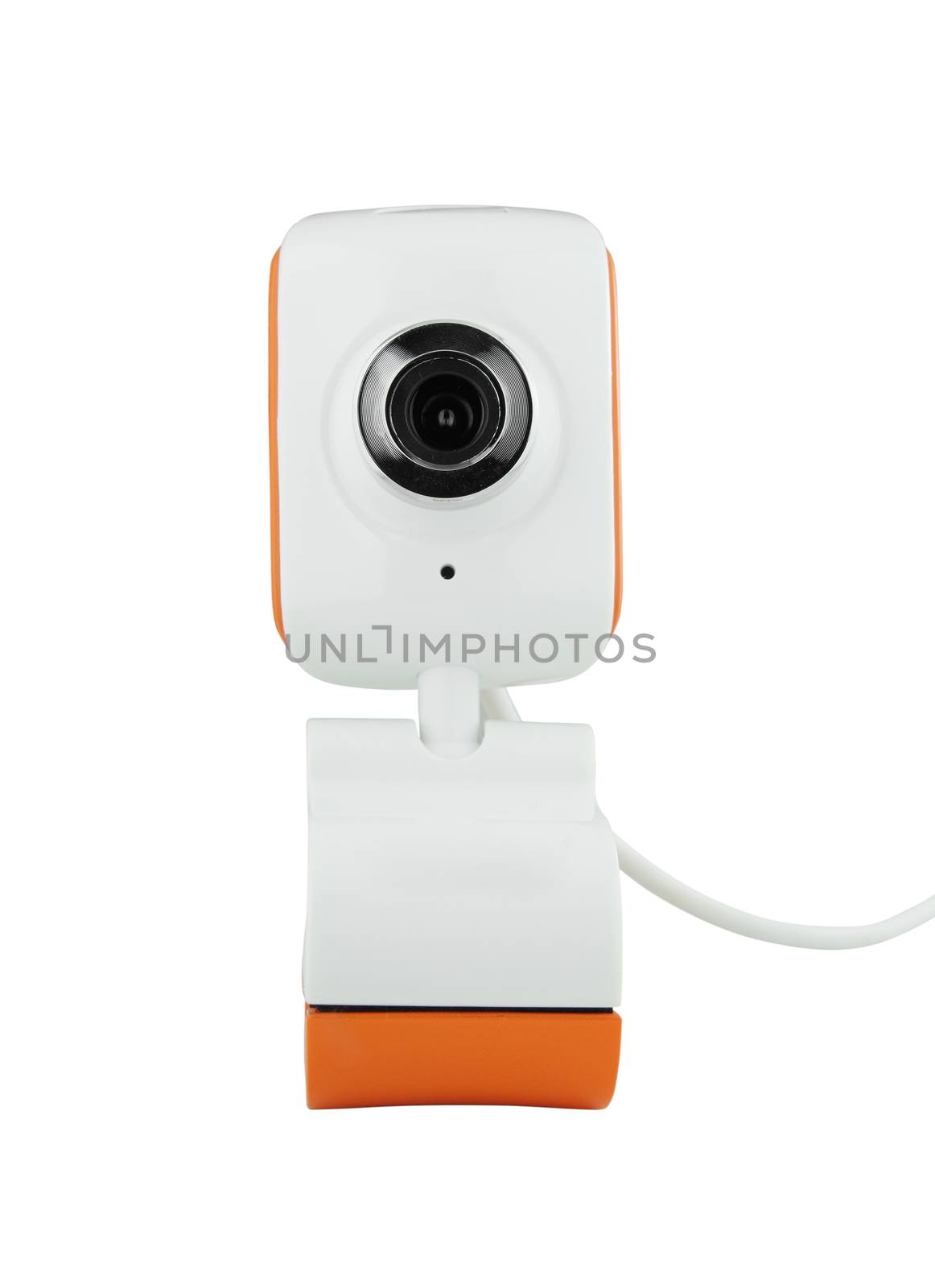 web camera on white background